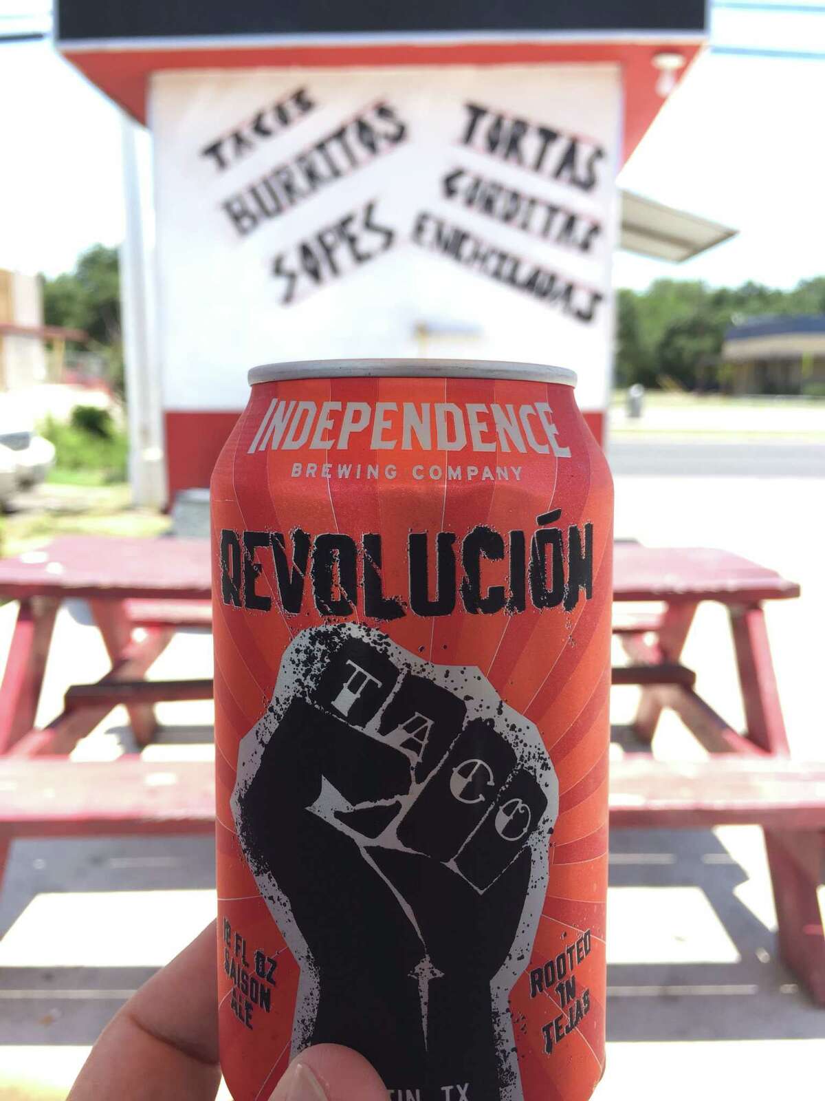 Independence Brewing has launched RevoluciÃ©³n Saison Ale, a beer meant to pair well with tacos.
