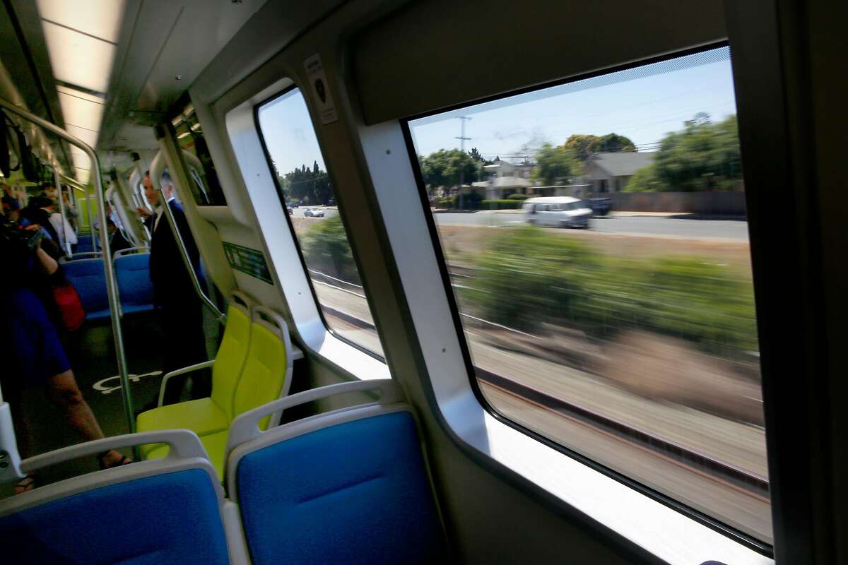 BART shows off new train cars