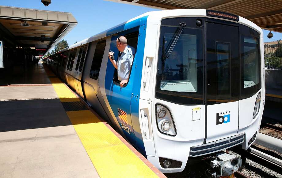 BART shows off new train cars - SFGate