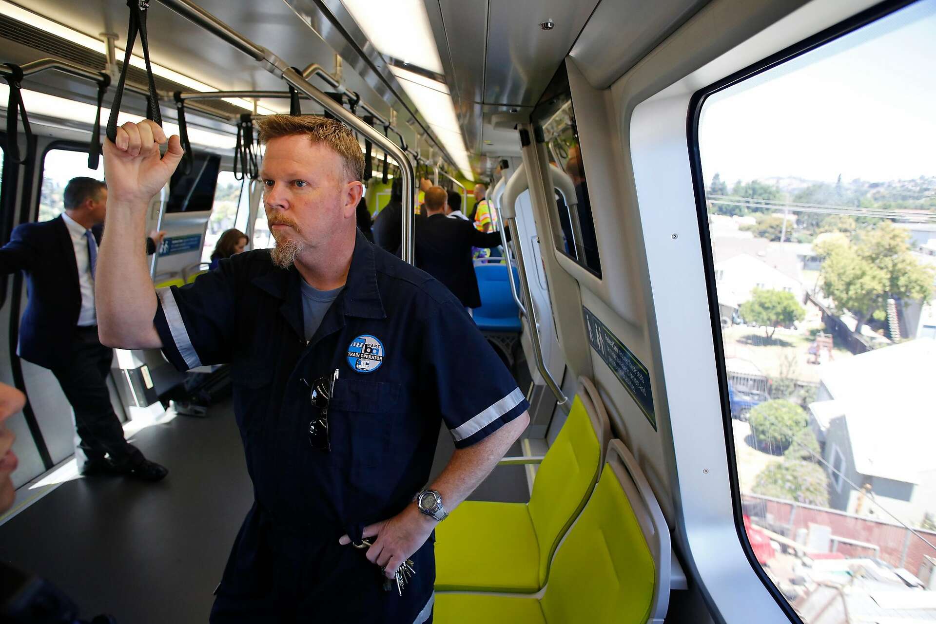 This is why BART is putting yellow seats in trains