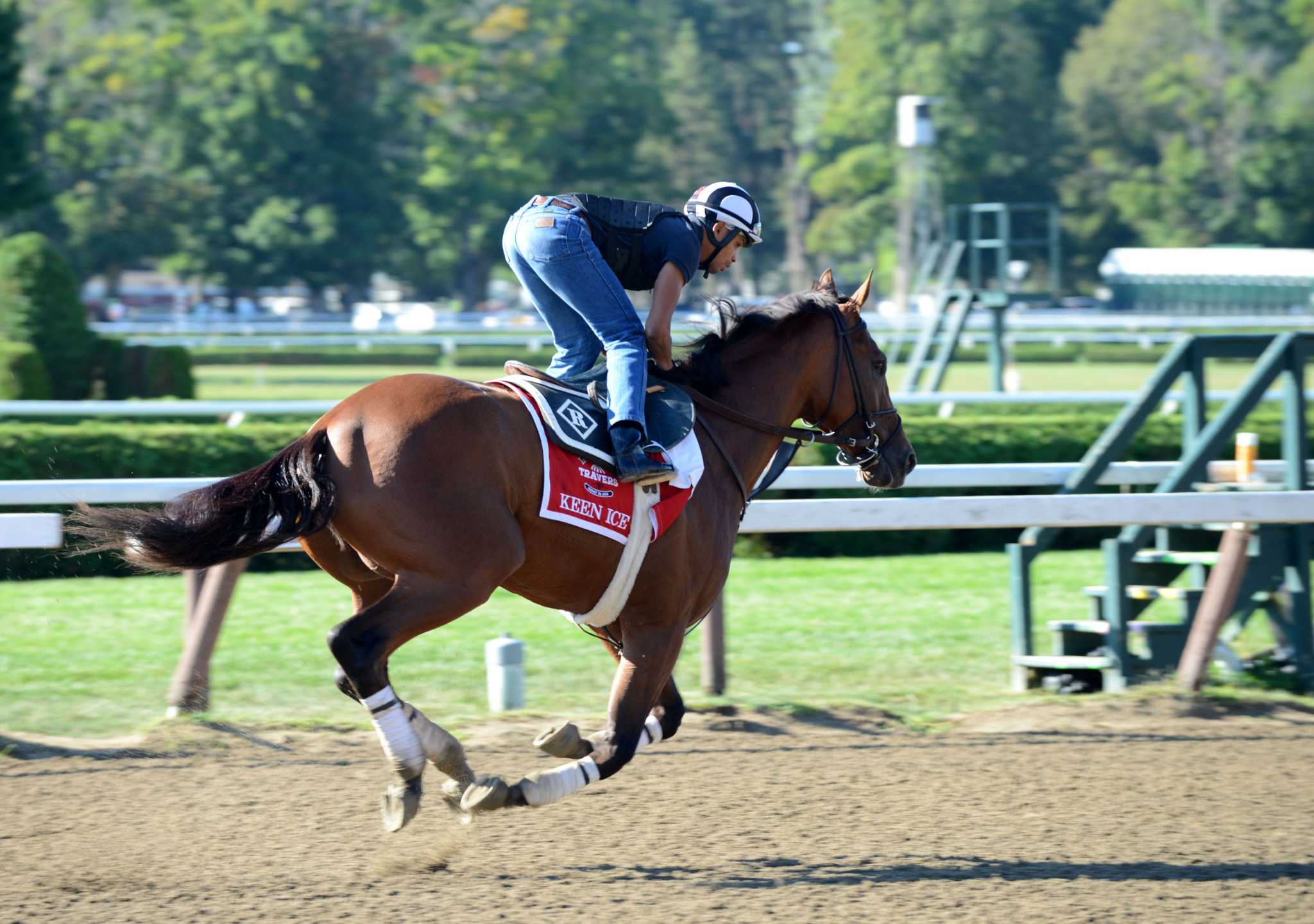 Travers Stakes Keen Ice closing gap on American Pharoah