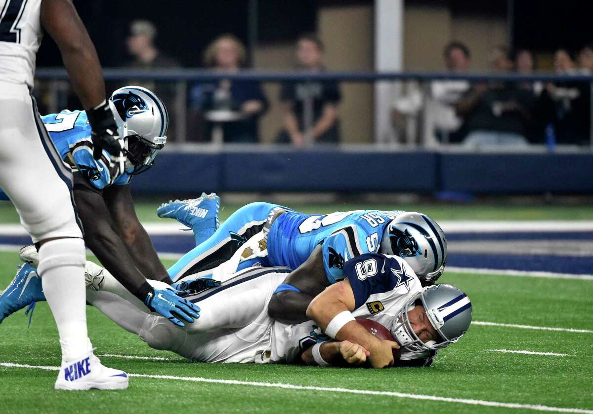 Tony Romo Passes a Pick 6 to Kurt Coleman!, Panthers vs. Cowboys