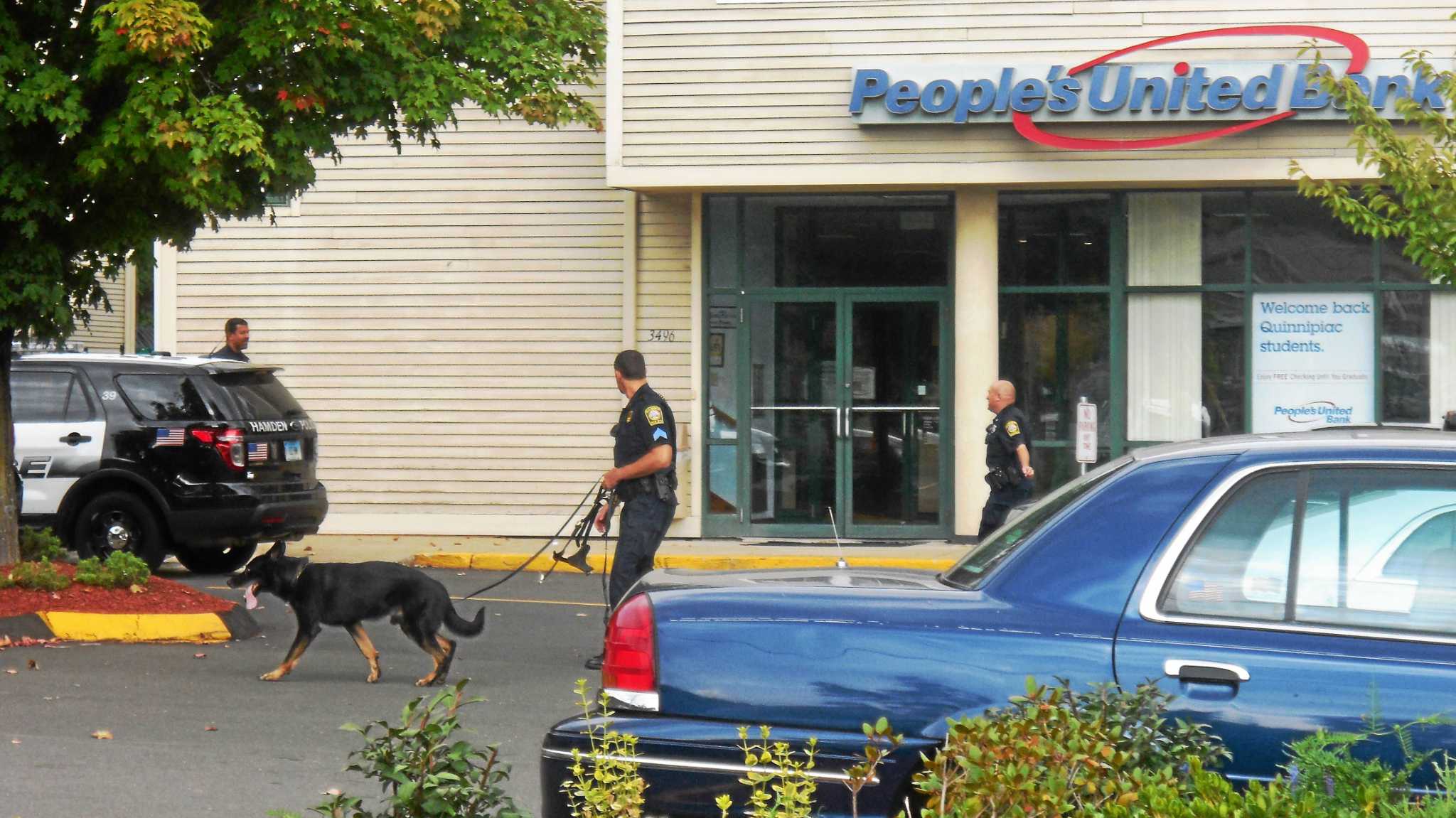Hamden police search for People’s United Bank robbery suspect