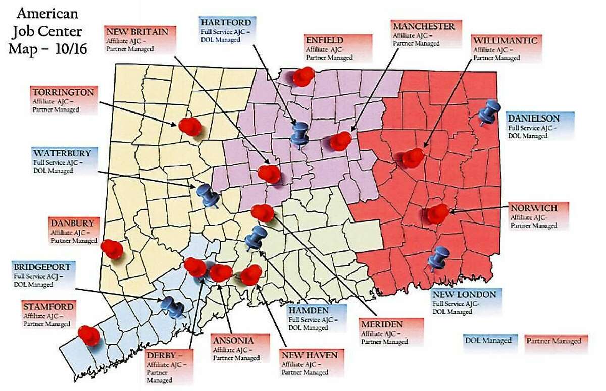 Six Connecticut job centers will remain open, but won’t be run by Labor