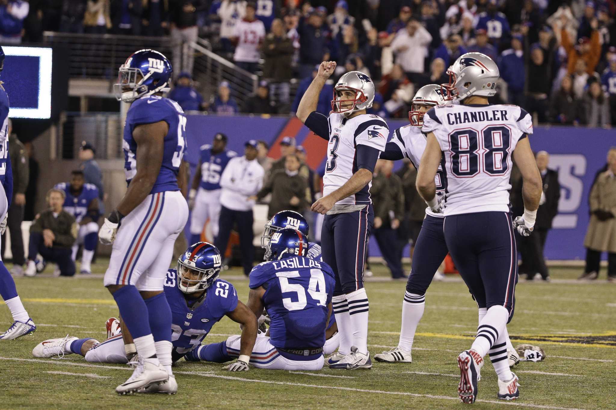 Patriots' Gostkowski back on track