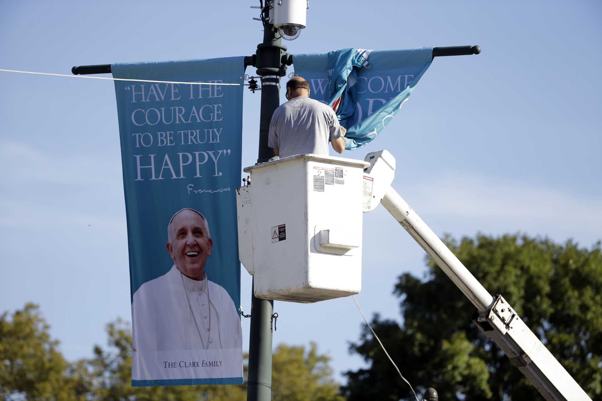 Knights of Columbus printing 350,000 programs for Mass during papal