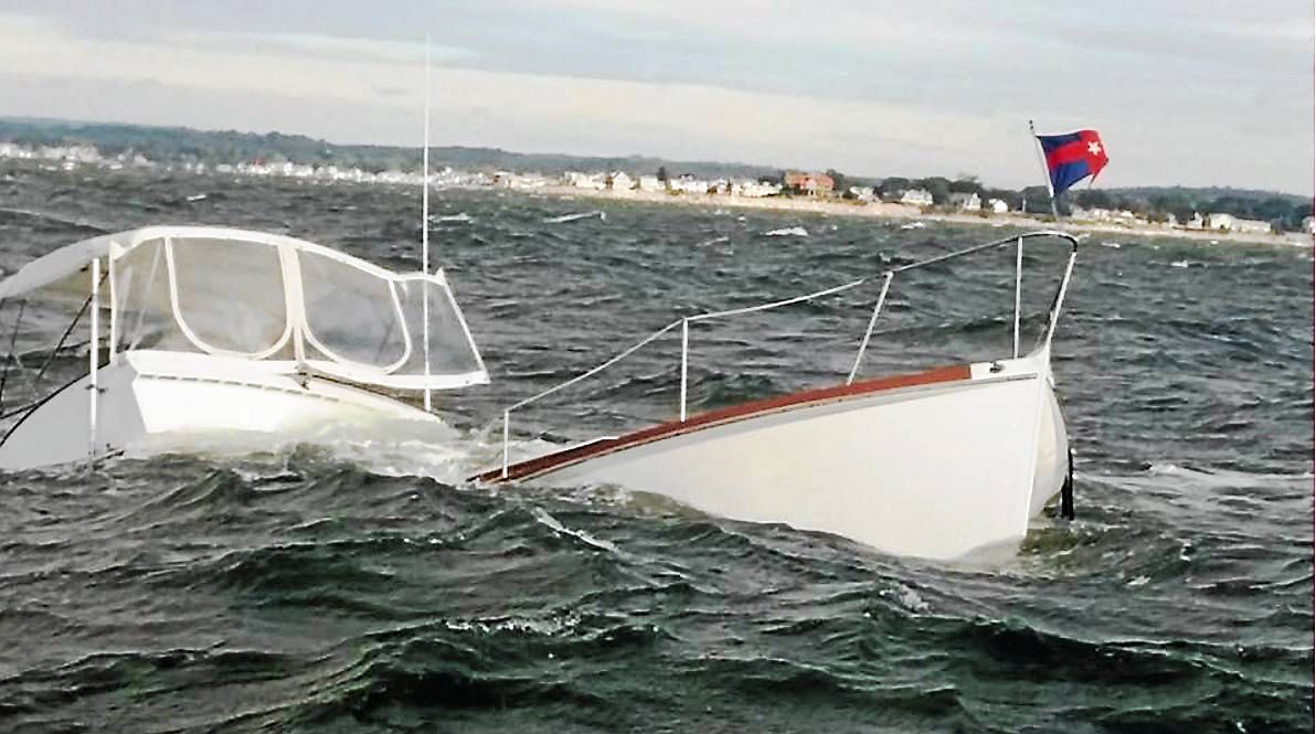 2 rescued from sinking boat in Long Island Sound in Old Saybrook