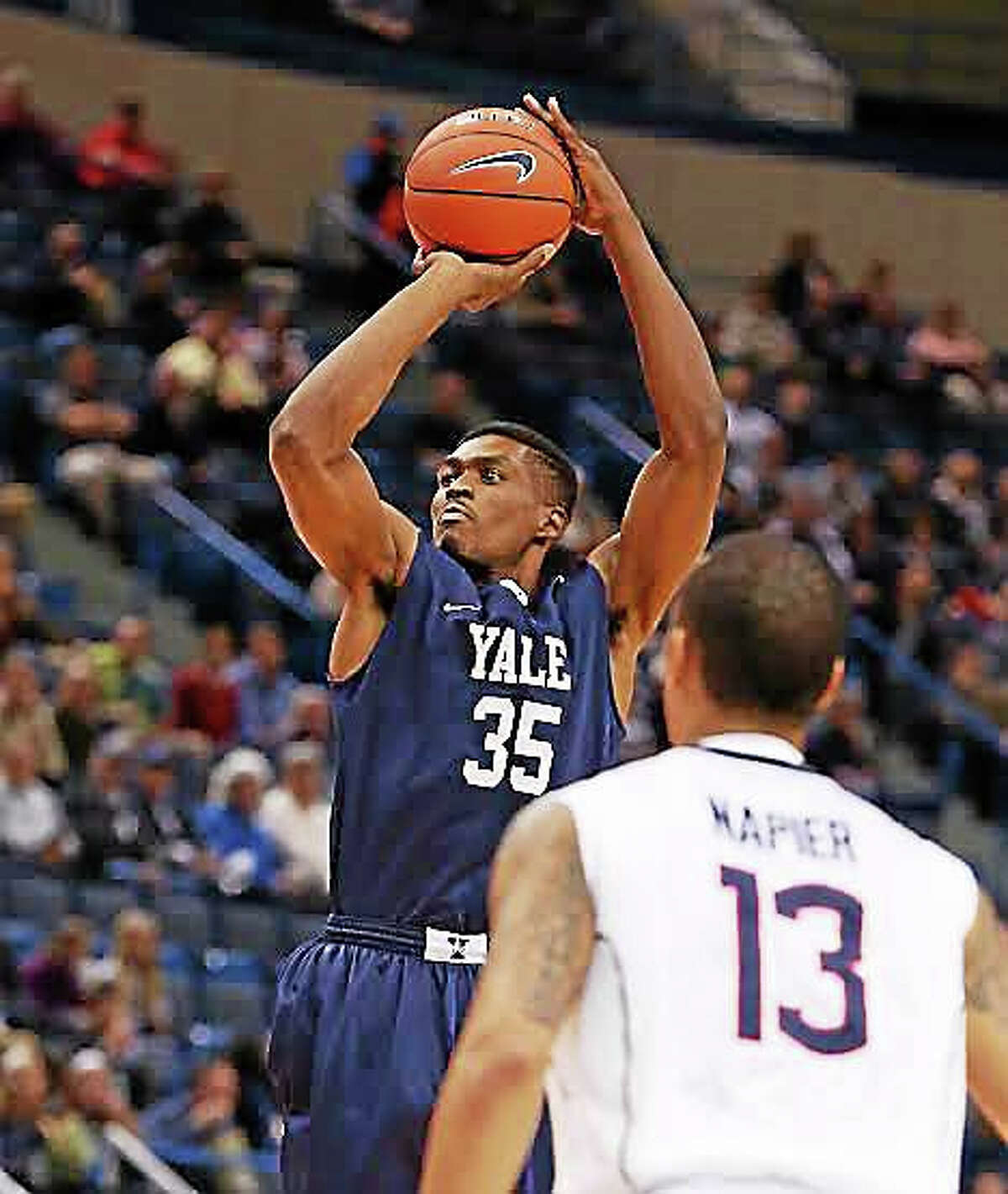 Yale senior Brandon Sherrod will be back on the basketball court this season after touring the world with the Whiffenpoofs.