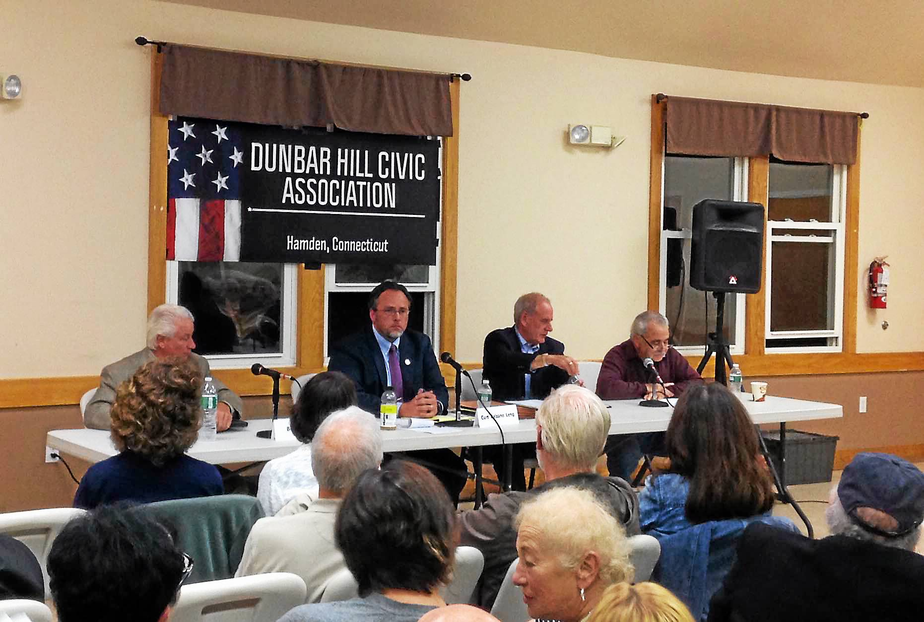 Hamden mayoral candidates square off on crime, taxes and Quinnipiac