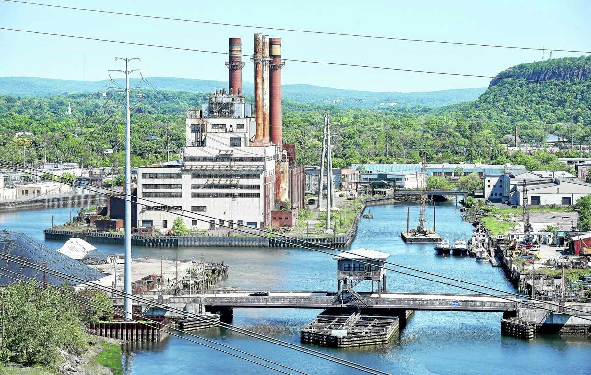 (Arnold Gold-New Haven Register) The English Station power plant in New Haven photographed on 5/22/2015.