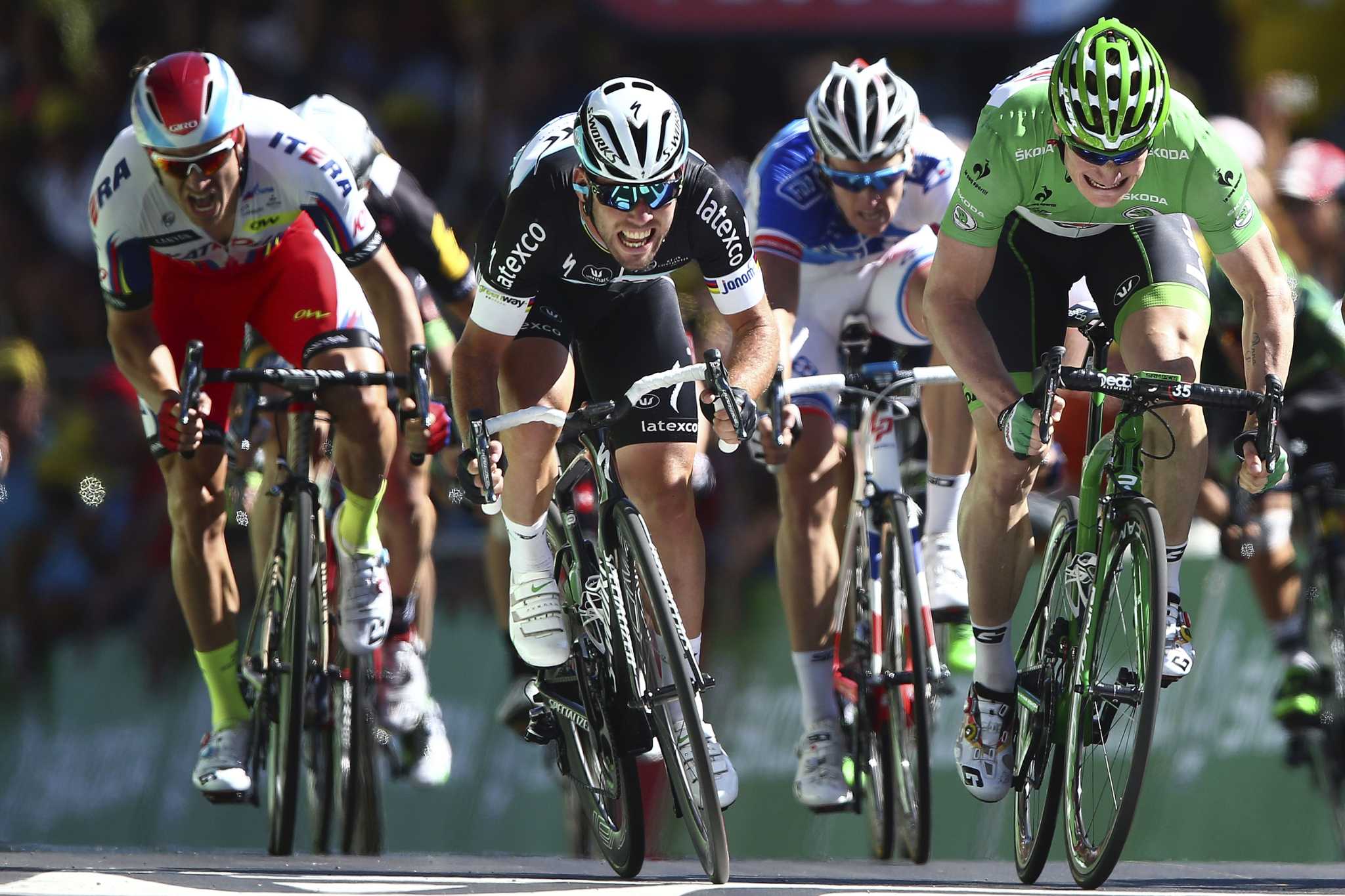 Mark Cavendish Wins 7th Stage Of Tour De France Chris Froome Still Leads