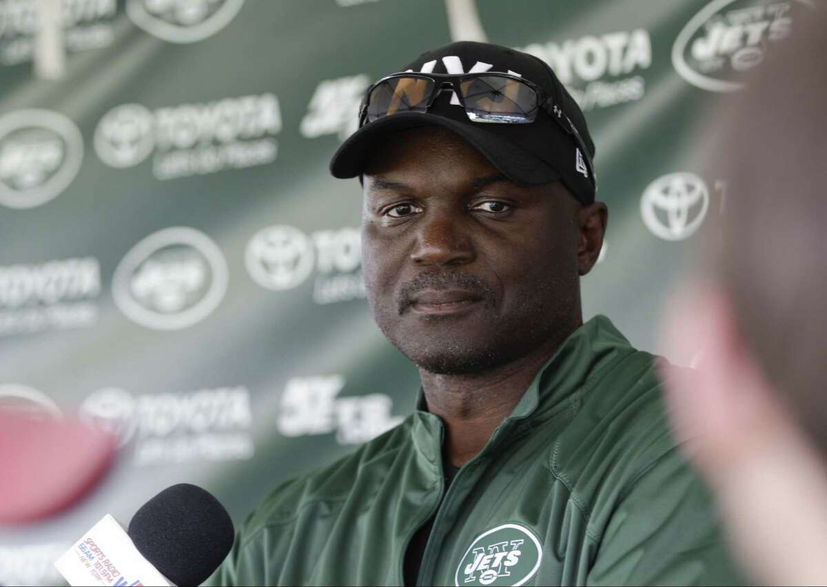 New York Jets head coach Todd Bowles speaks to the media Wednesday in Florham Park, N.J.