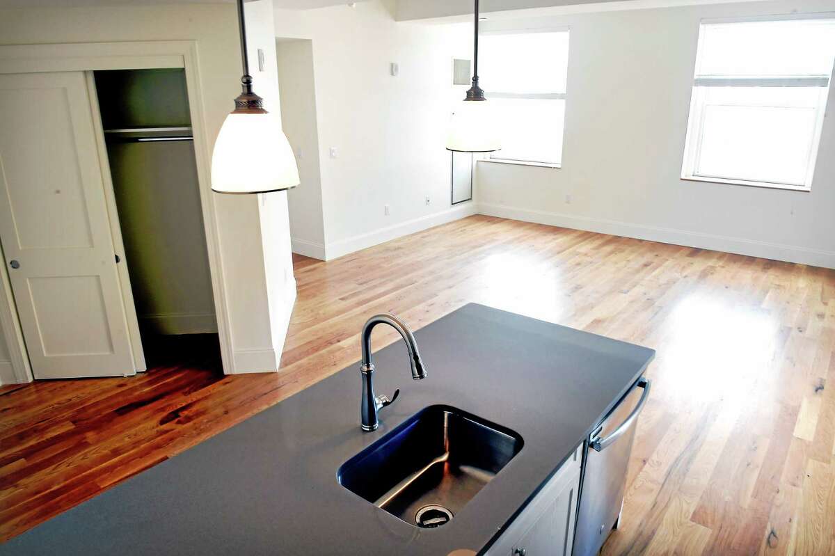 (Arnold Gold-New Haven Register) A one bedroom apartment in The Union in New Haven.
