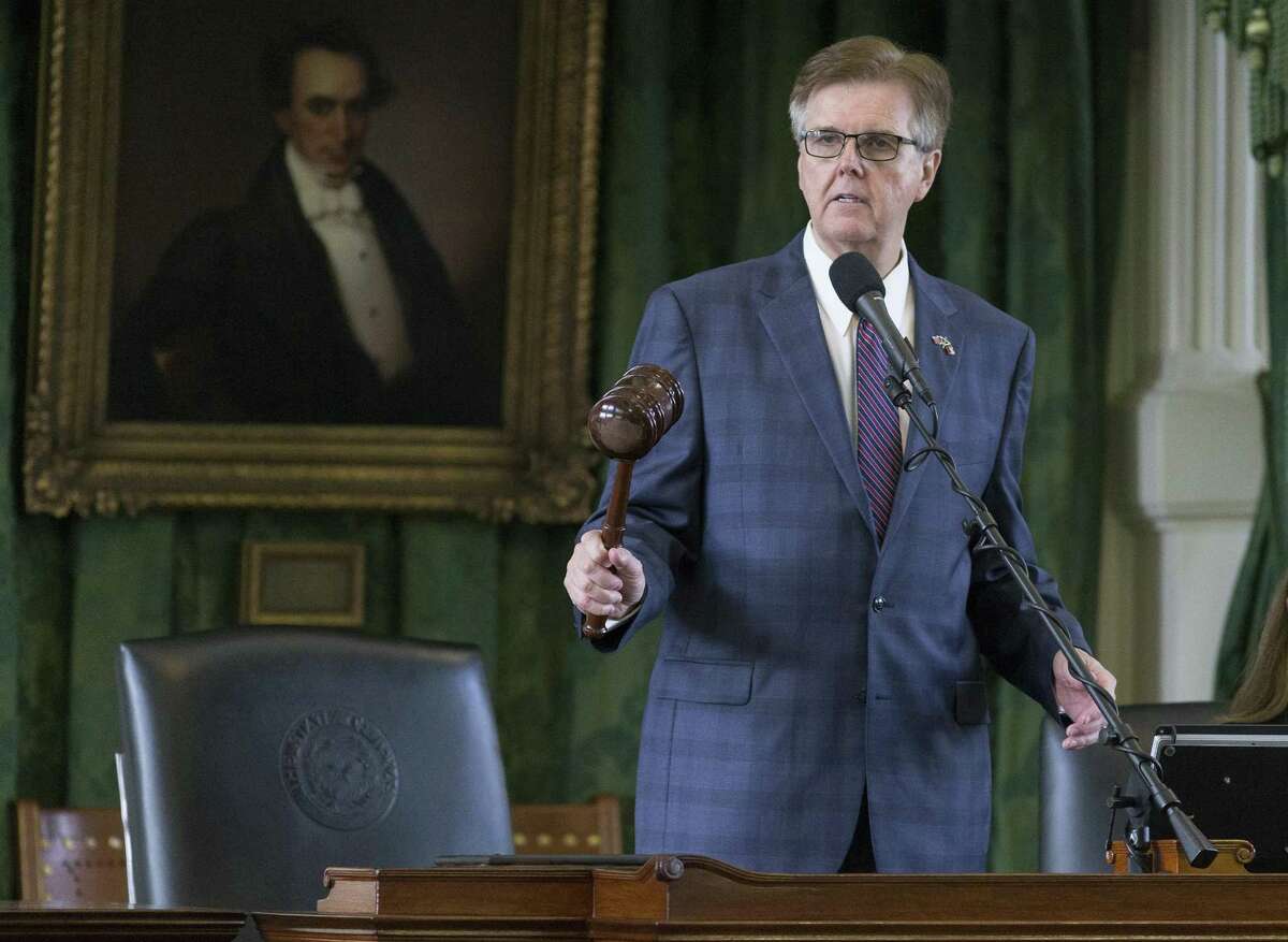 Lt. Gov. Dan Patrick, shown presiding over the Texas Senate during a special session July 24, 2017, is on state Sen. Carlos Uresti's potential witness list in his criminal fraud trial.
