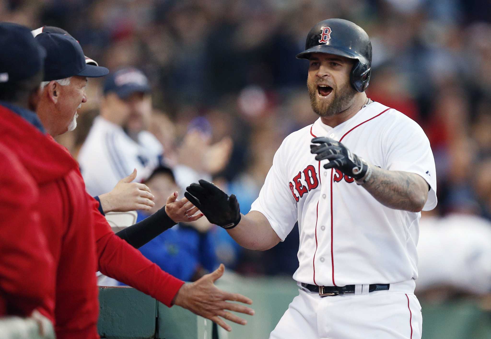 Mike Napoli homers again to lift Red Sox over Angels