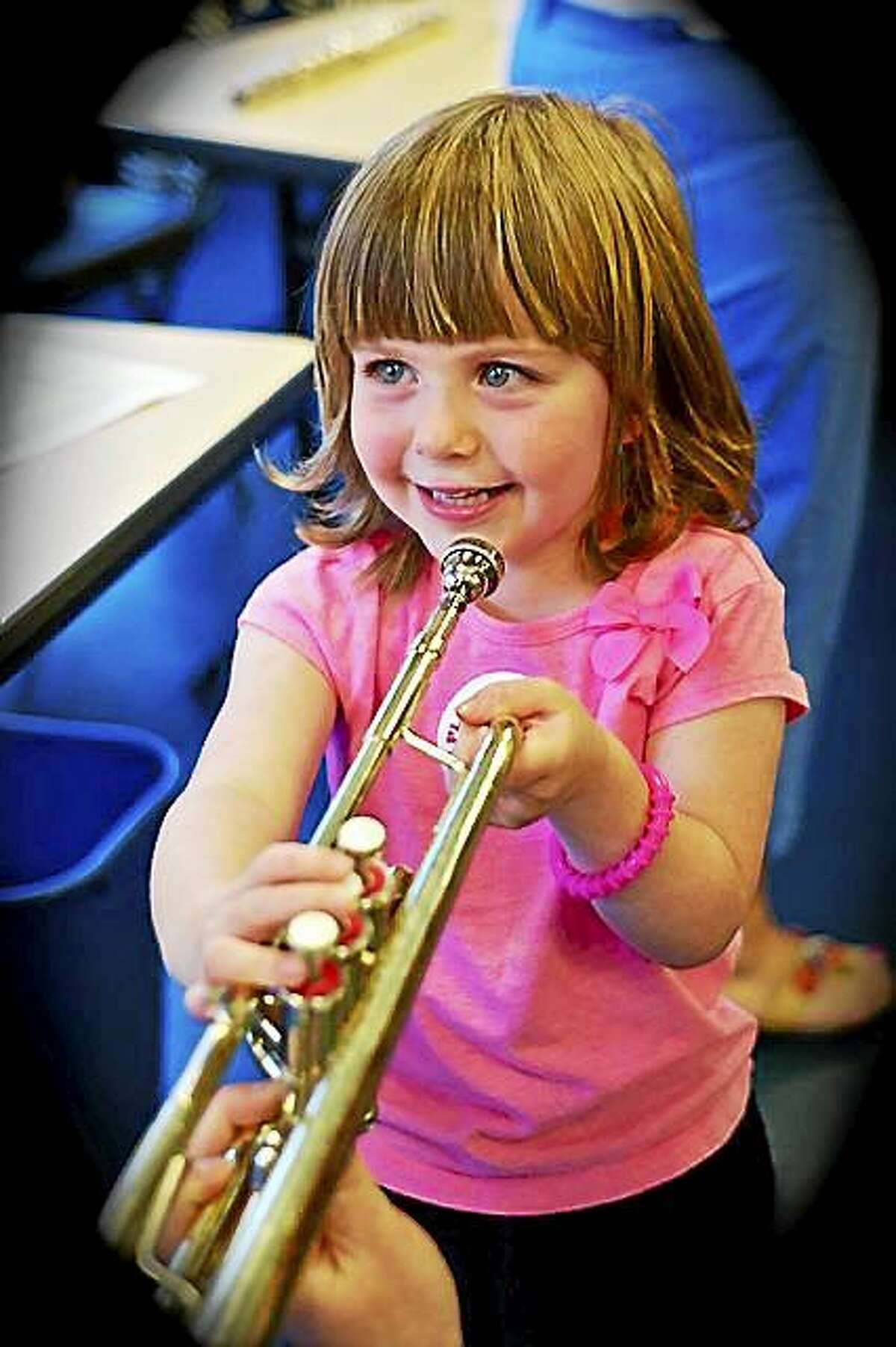 The instrument “petting zoo” will be part of the festivities Saturday.
