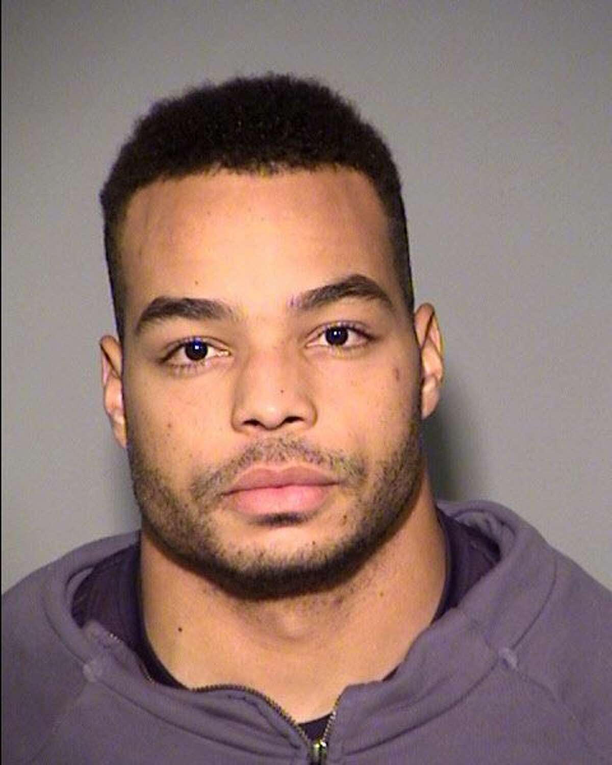 Indianapolis Colts linebacker Josh McNary is seen in a booking photo provided by the Indianapolis Metropolitan Police Department.