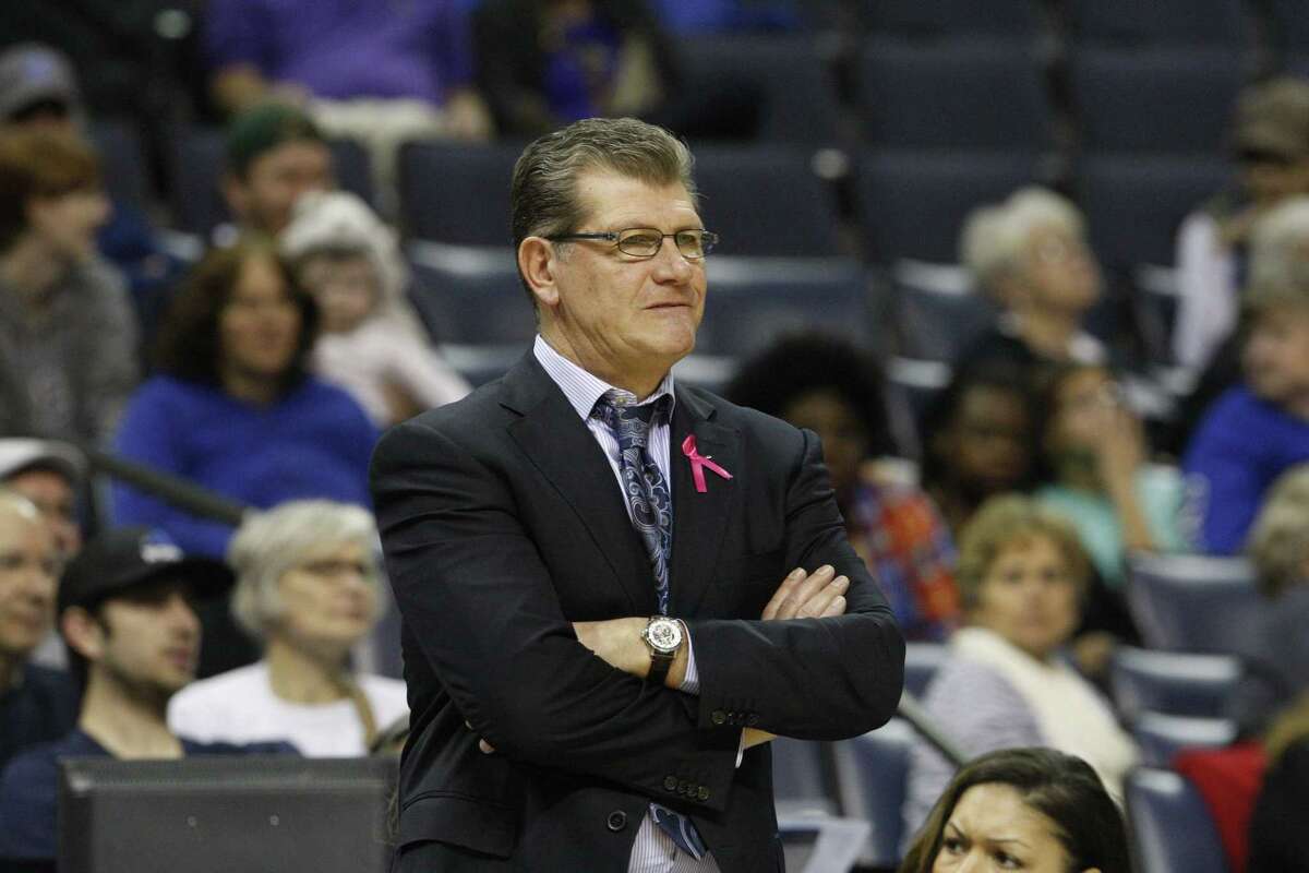 Coach Geno Auriemma and UConn will host Tulane on Saturday at Gampel Pavilion.