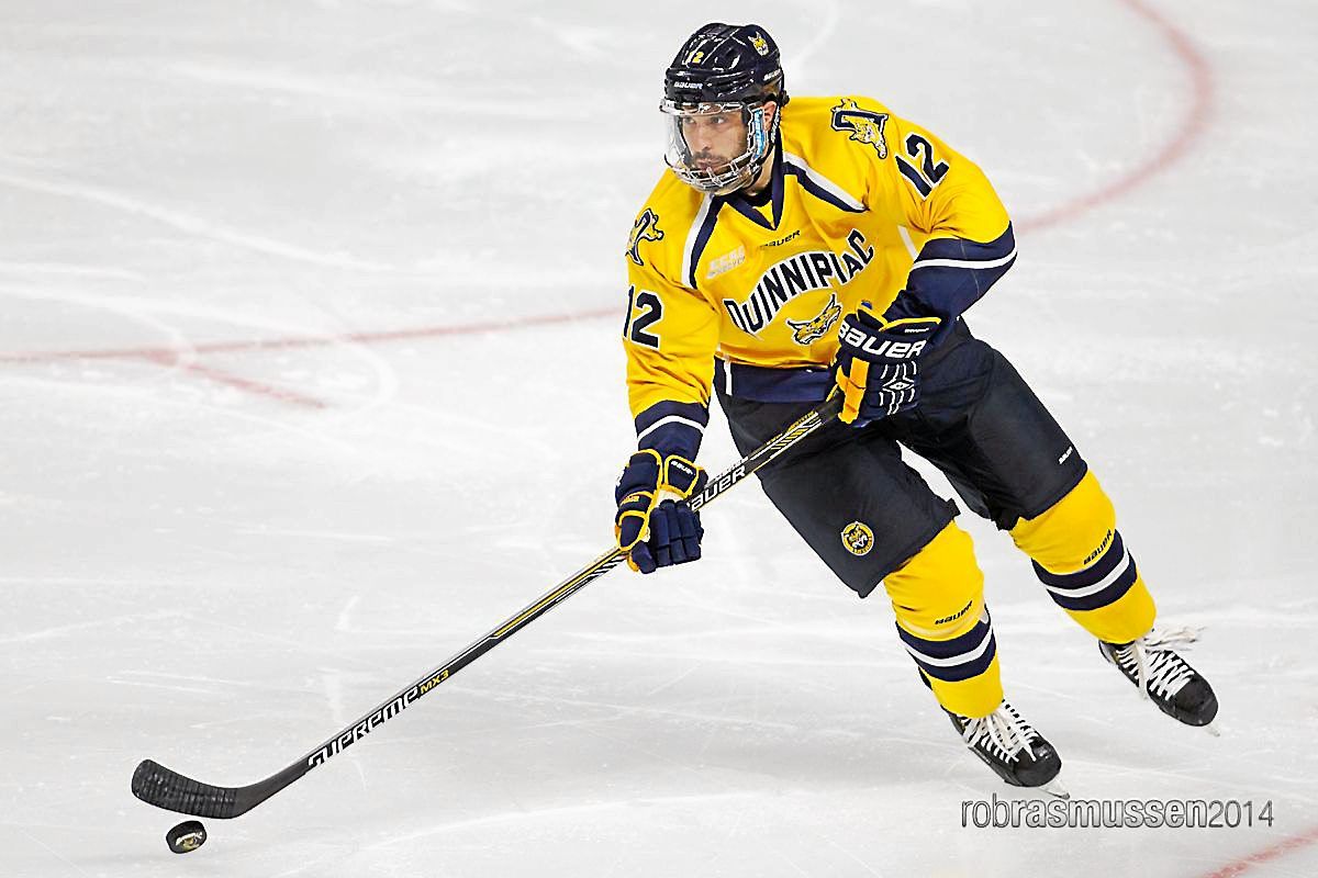 Quinnipiac's Justin Agosta Mastering his role with Bobcats