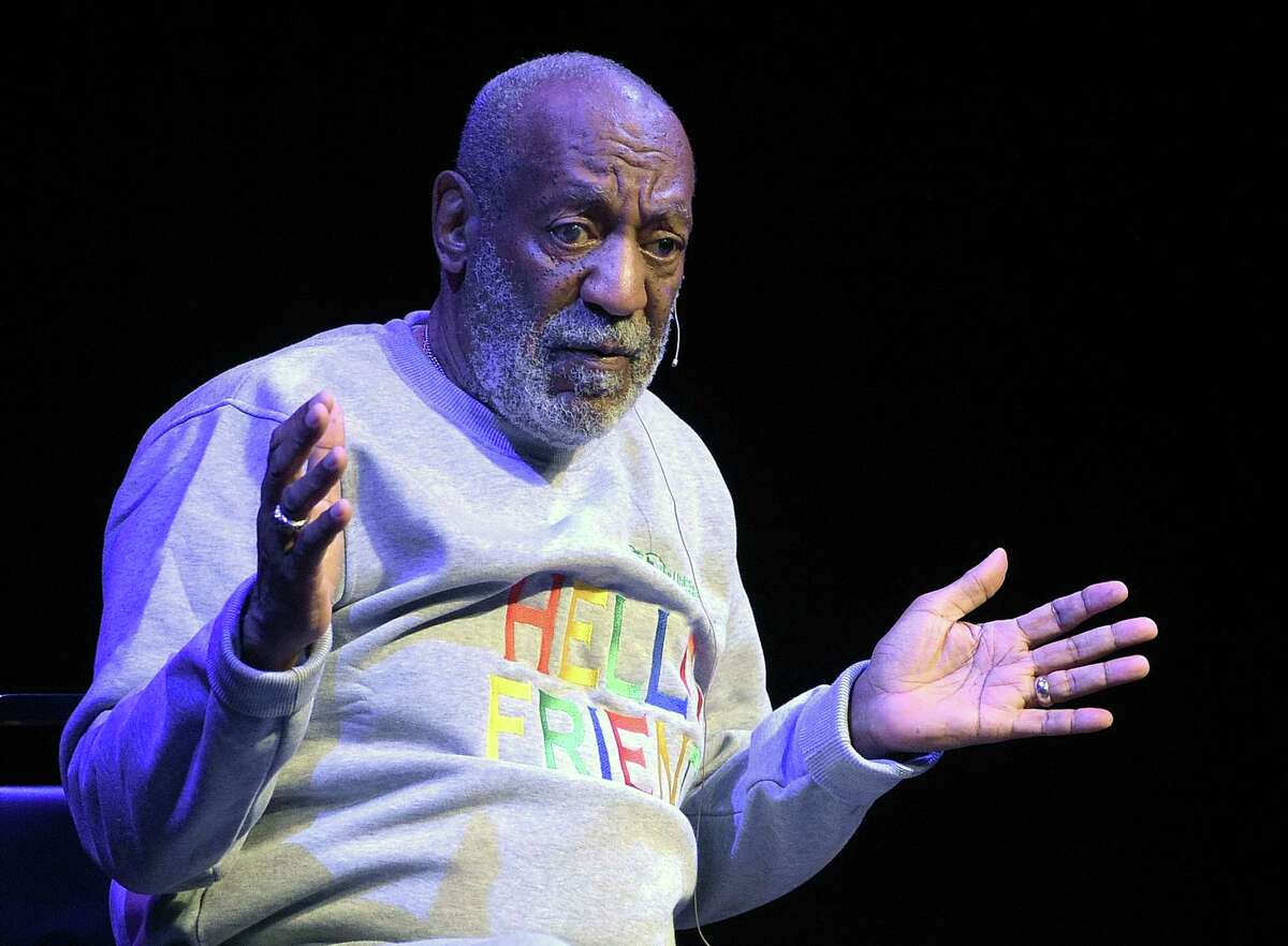 FILE - In this Friday, Nov. 21, 2014, file photo, Bill Cosby performs during a show at the Maxwell C. King Center for the Performing Arts in Melbourne, Fla. Cosby will visit Alabama for a two-day event aimed at highlighting schools in one of the poorest areas of the state. The comedian will speak in several cities across Alabamaís rural Black Belt region on May 14-15, 2015. (AP Photo/Phelan M. Ebenhack, File)