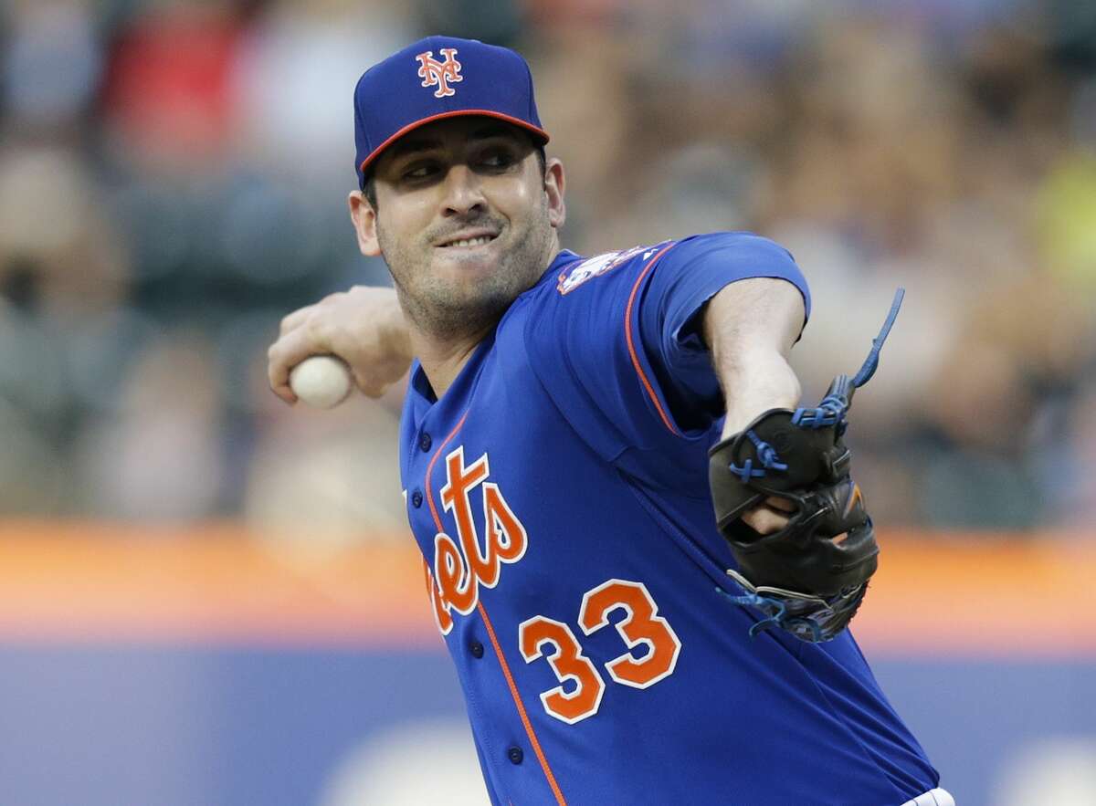 Mets starter Matt Harvey delivers a pitch during the first inning of Wednesday’s game against the San Francisco Giants in New York.