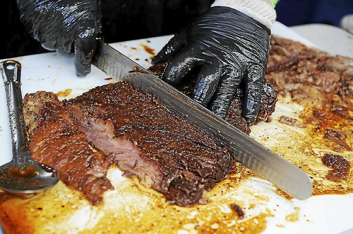 Mouth-watering brisket was served at last year’s event.