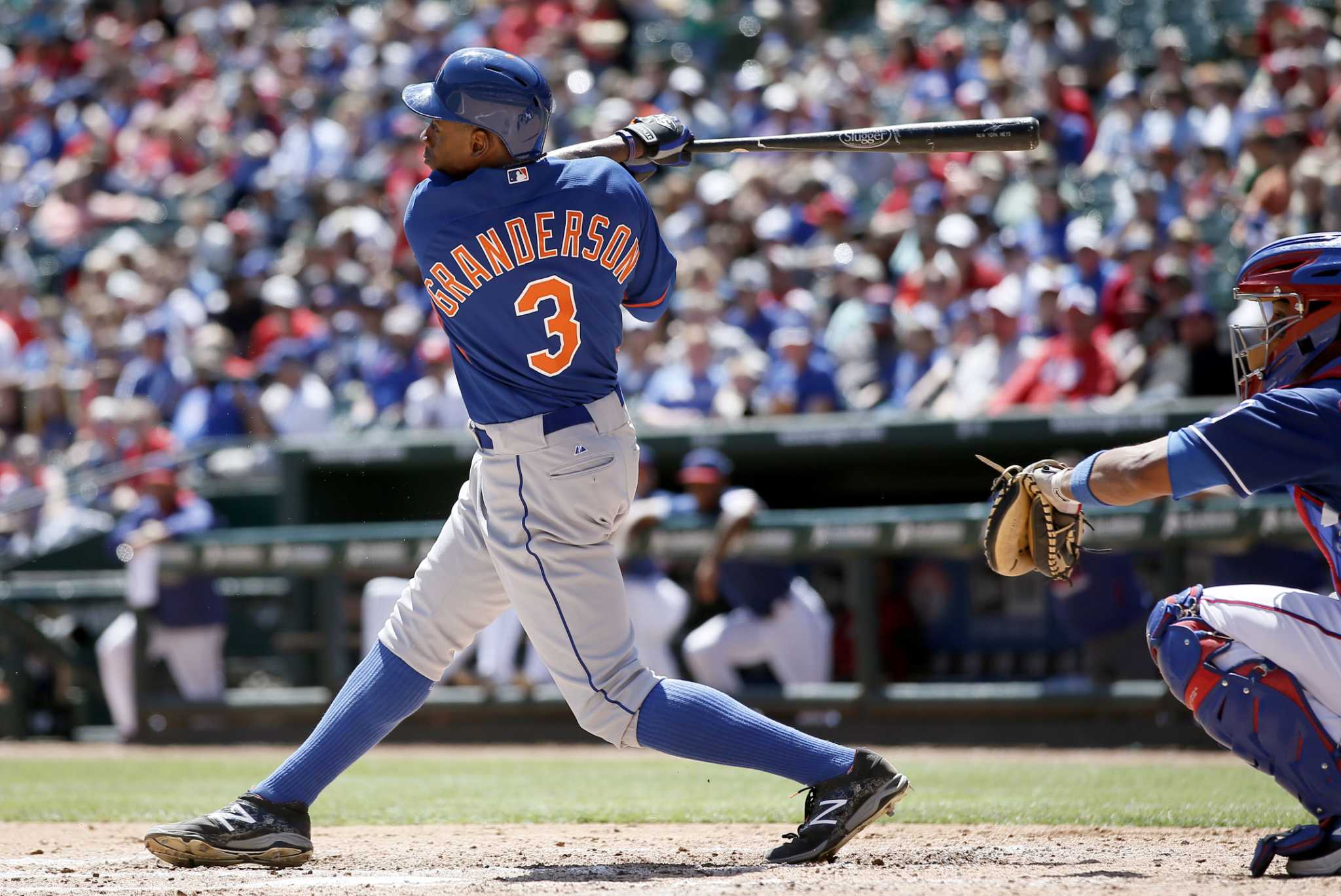 Anthony Recker hits grand slam in 9th as Mets tie Rangers
