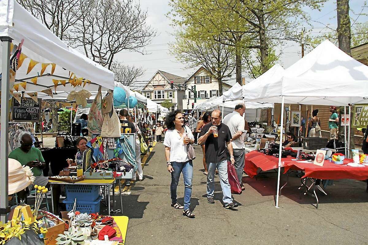 Lovely weather and various vendors make ArtWalk in Westville a relaxing day.