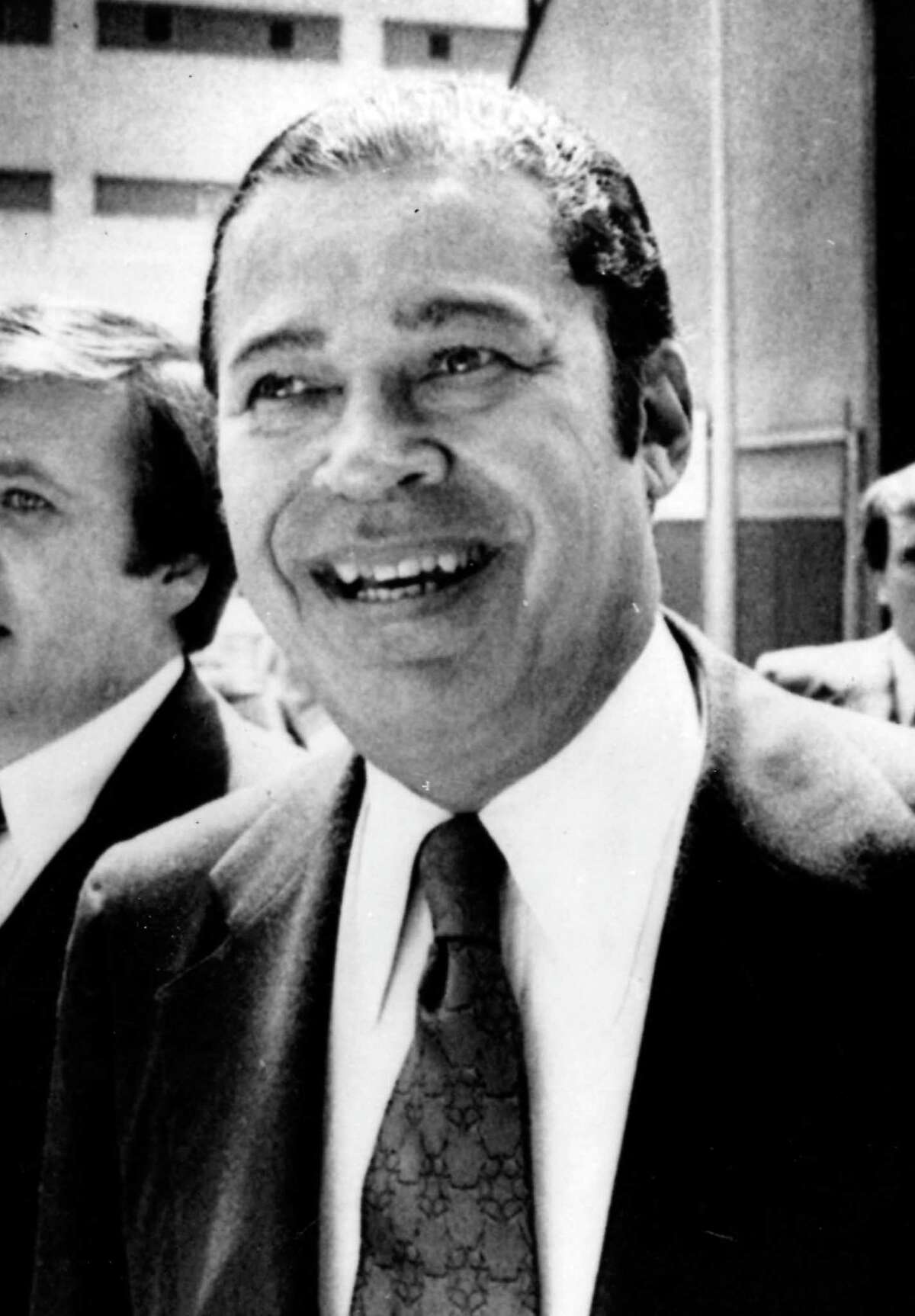 File- In this June 7, 1978 file photo, Sen. Edward W. Brooke, R-Mass., is shown in Cambridge, Mass. Brooke, the first black to win popular election to the Senate, has died. He was 95. Ralph Neas, a former aide, said Brooke died Saturday, Jan. 3, 2015, of natural causes at his Coral Gables, Fla, home. (AP Photo/file)