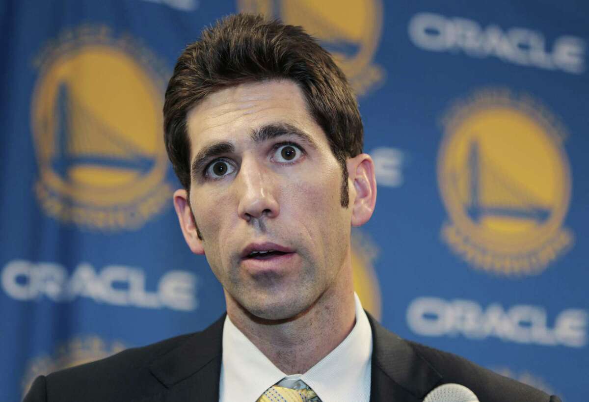 Golden State Warriors general manager Bob Myers won the NBA’s executive of the year award Friday after assembling a roster that rolled to a franchise-record 67 wins.