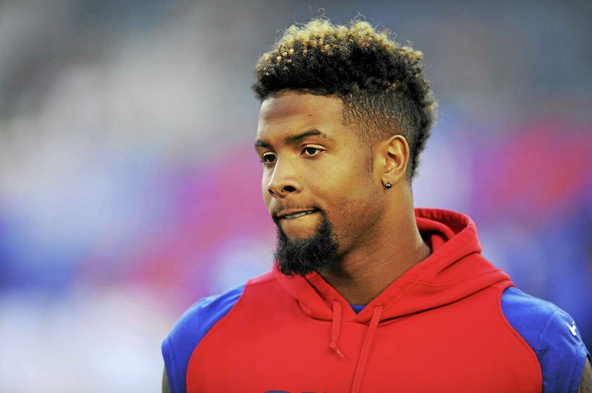 There is an outside chance first-round draft pick Odell Beckham Jr. may make his NFL debut Sunday when the Giants (2-2) play host to the Atlanta Falcons (2-2).