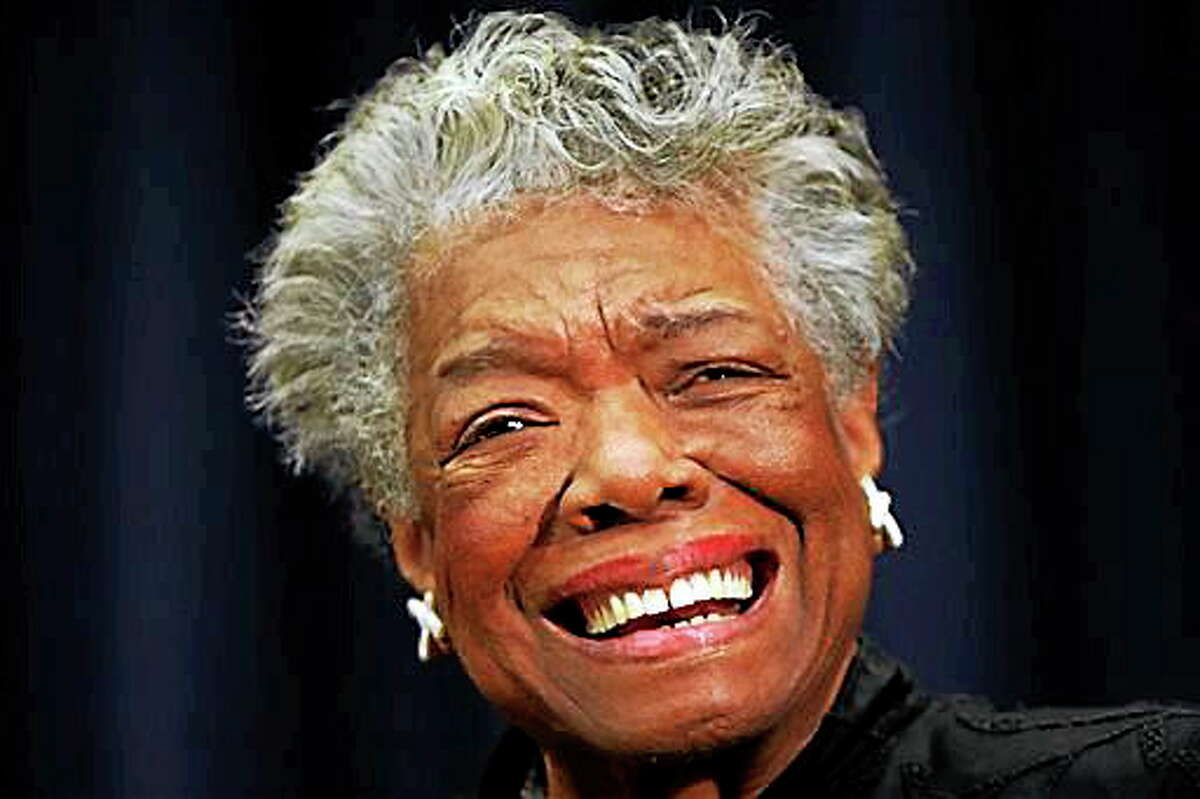 In this Nov. 21, 2008, file photo, poet Maya Angelou is shown in Washington.