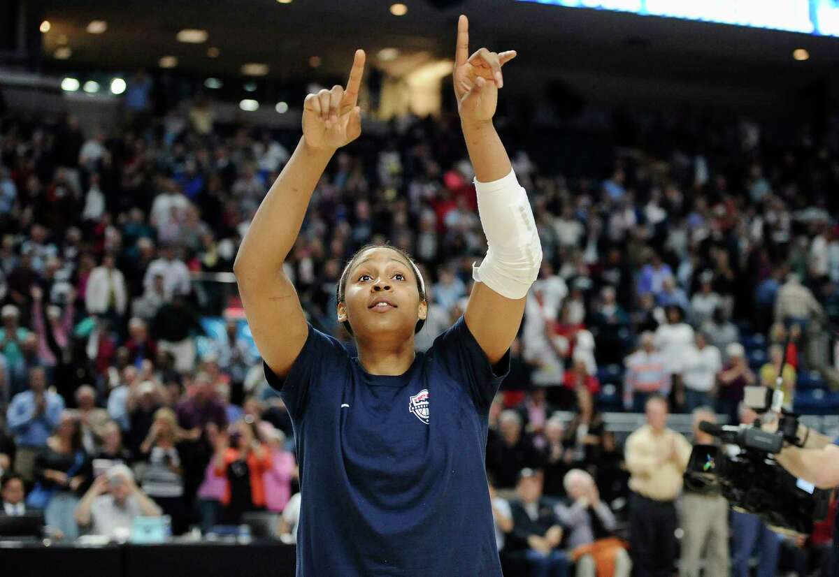 Former UConn player Maya Moore is one of five former or current Huskies that made the 12-player United States team which will compete in the FIBA World Champioship for Women.