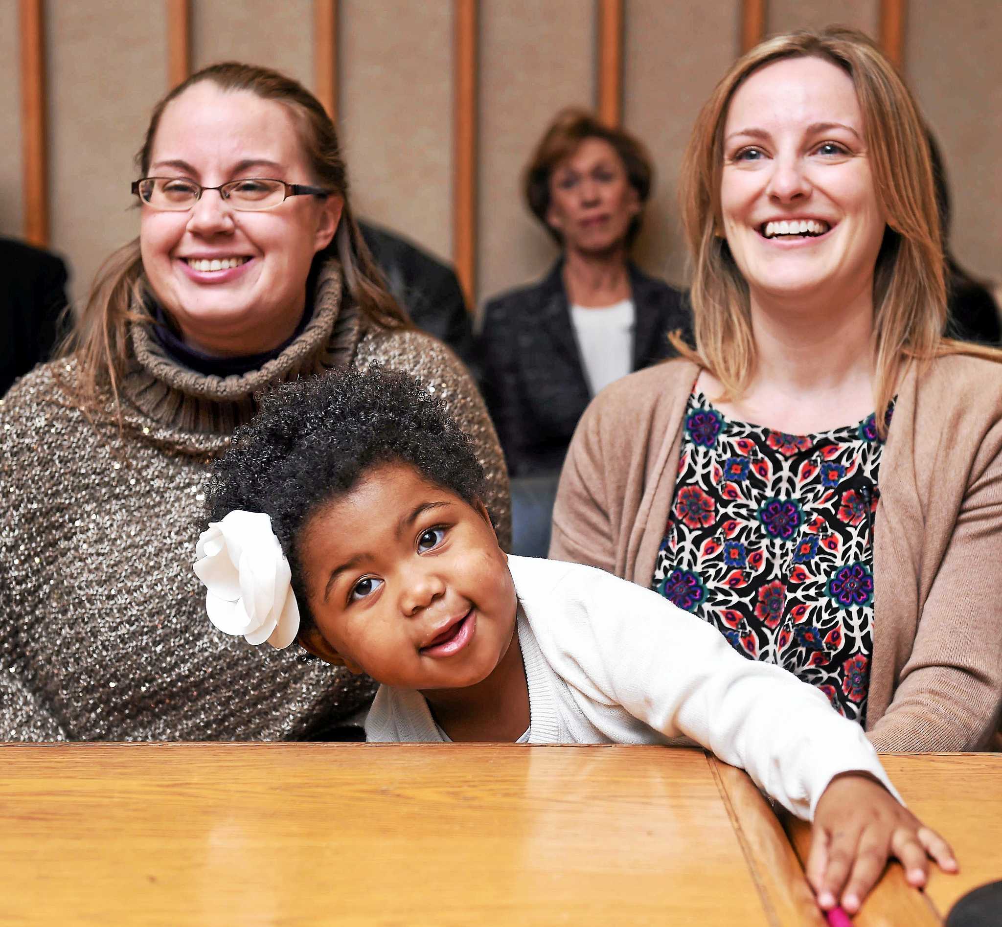 Cheshire couple adopts daughter s sister on National Adoption Day