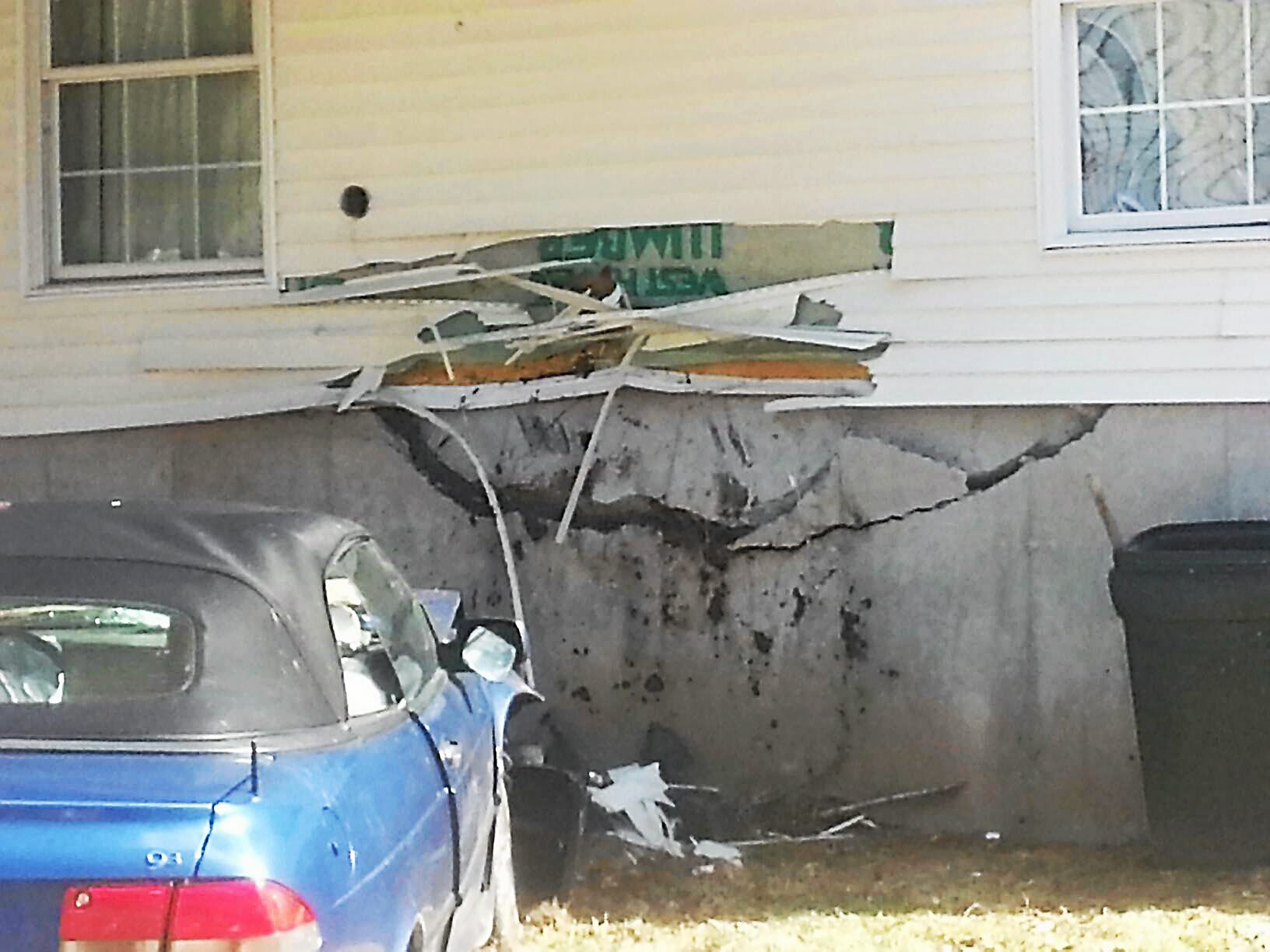 Car crashes into Milford home, causes structural damage