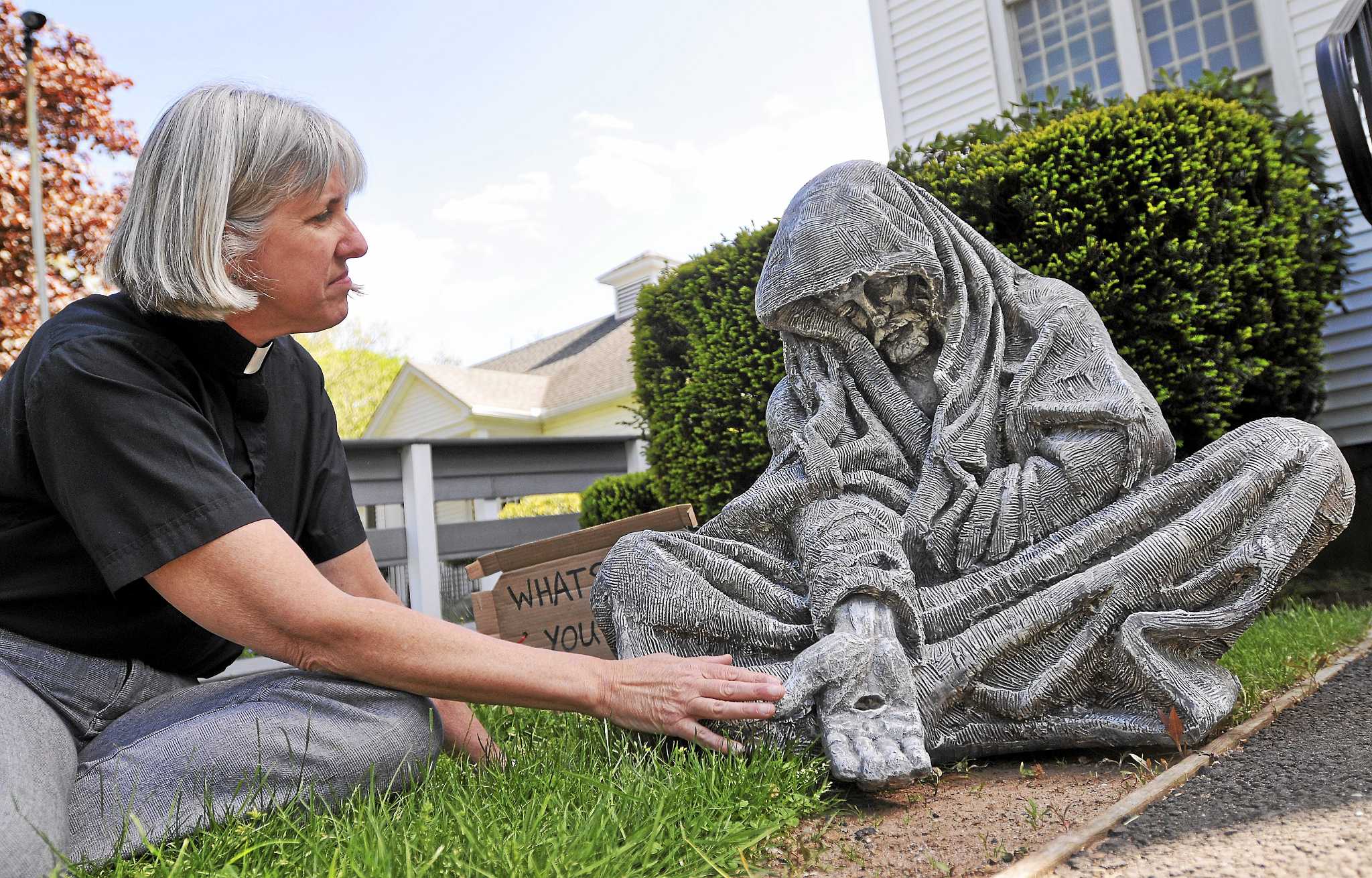 ‘Whatsoever You Do’ statue at North Branford church invites outreach to