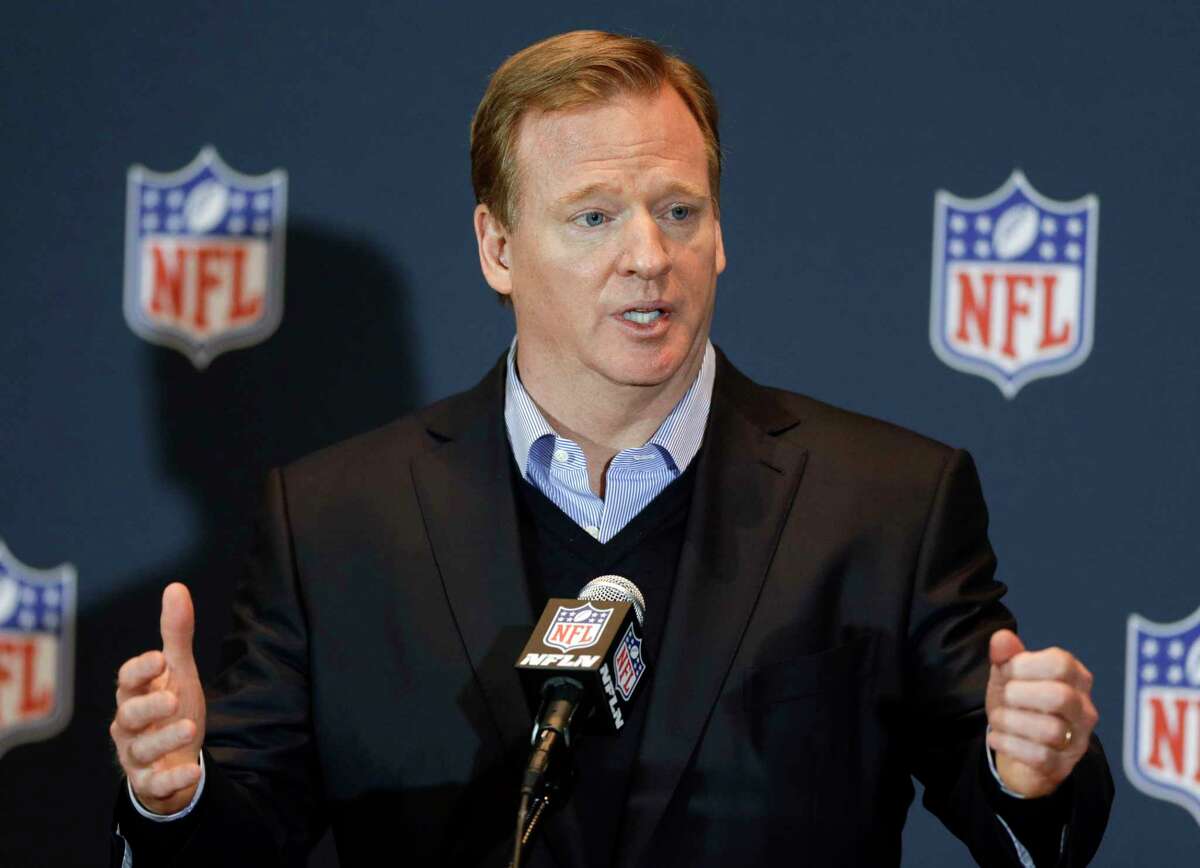 NFL Commissioner Roger Goodell says the league asked for, but was not given, a just-released video showing former Baltimore Ravens running back Ray Rice hitting his then-fiancée on an elevator.