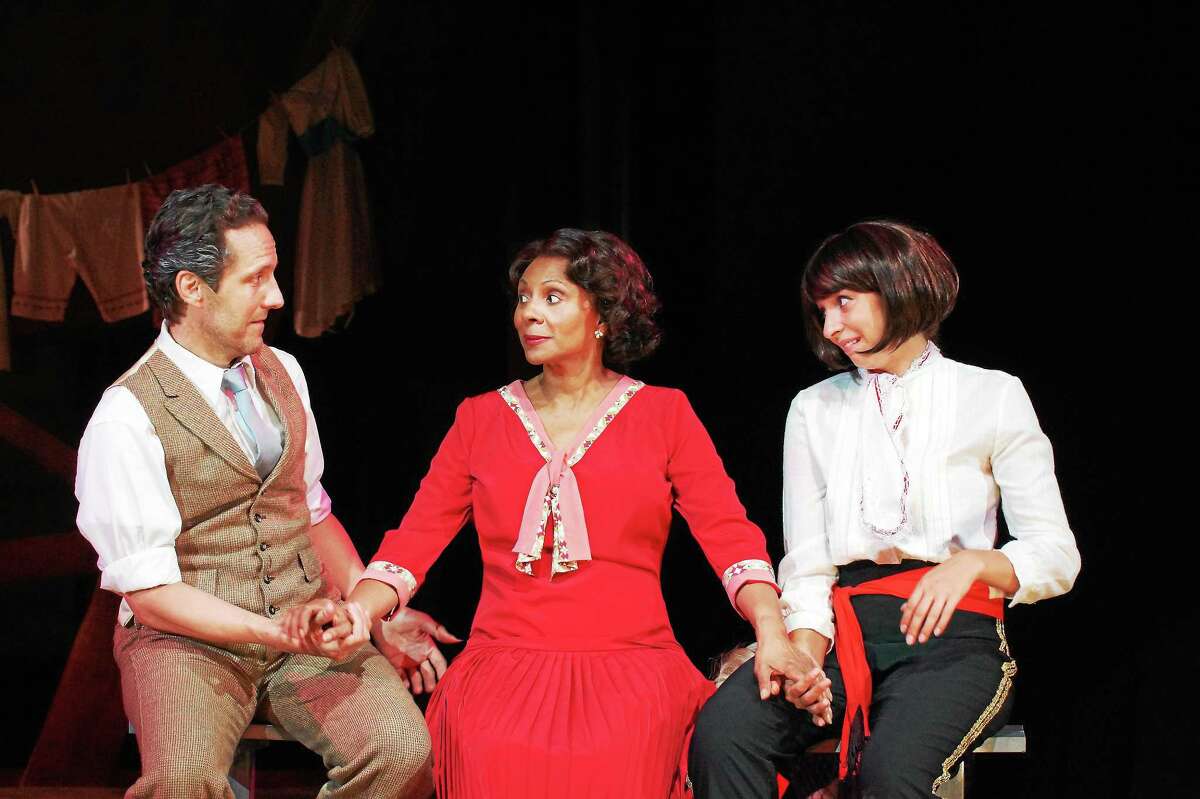 Gerry Goodstein photo From left, Scott Ripley (Herbie), Leslie Uggams (Rose) and Amandina Altomare (Louise) star at Connecticut Repertory Theatre.