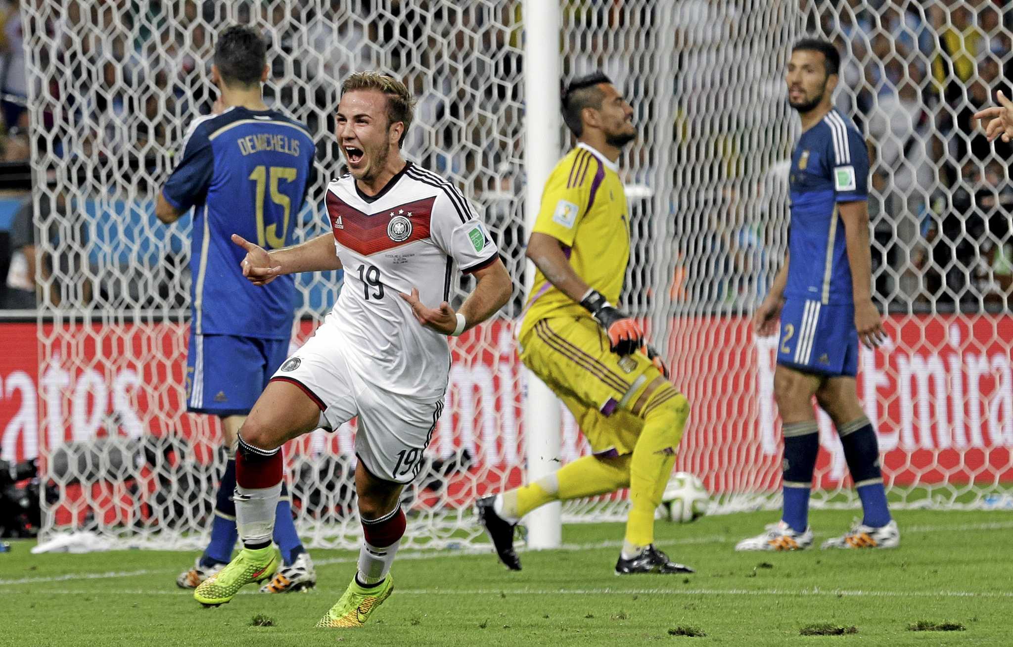 Germany beats Argentina 1-0 to win 2014 World Cup in Brazil