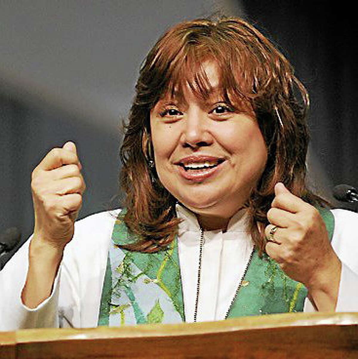 Minerva Garza Carcano is the first Hispanic woman to be elected to the episcopacy of The United Methodist Church.