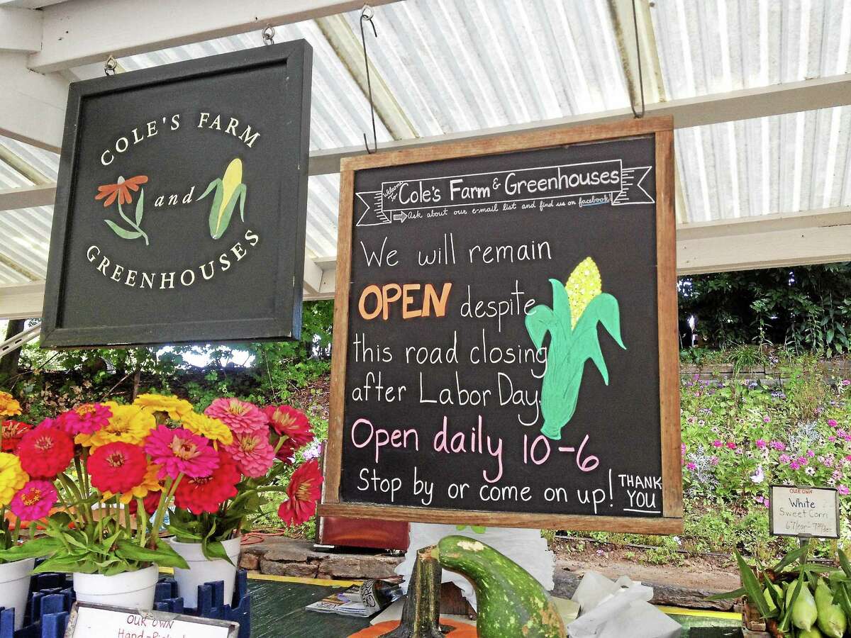 The farm stand has been open since mid-July and plans to stay open until mid-September or later, despite the road closures.