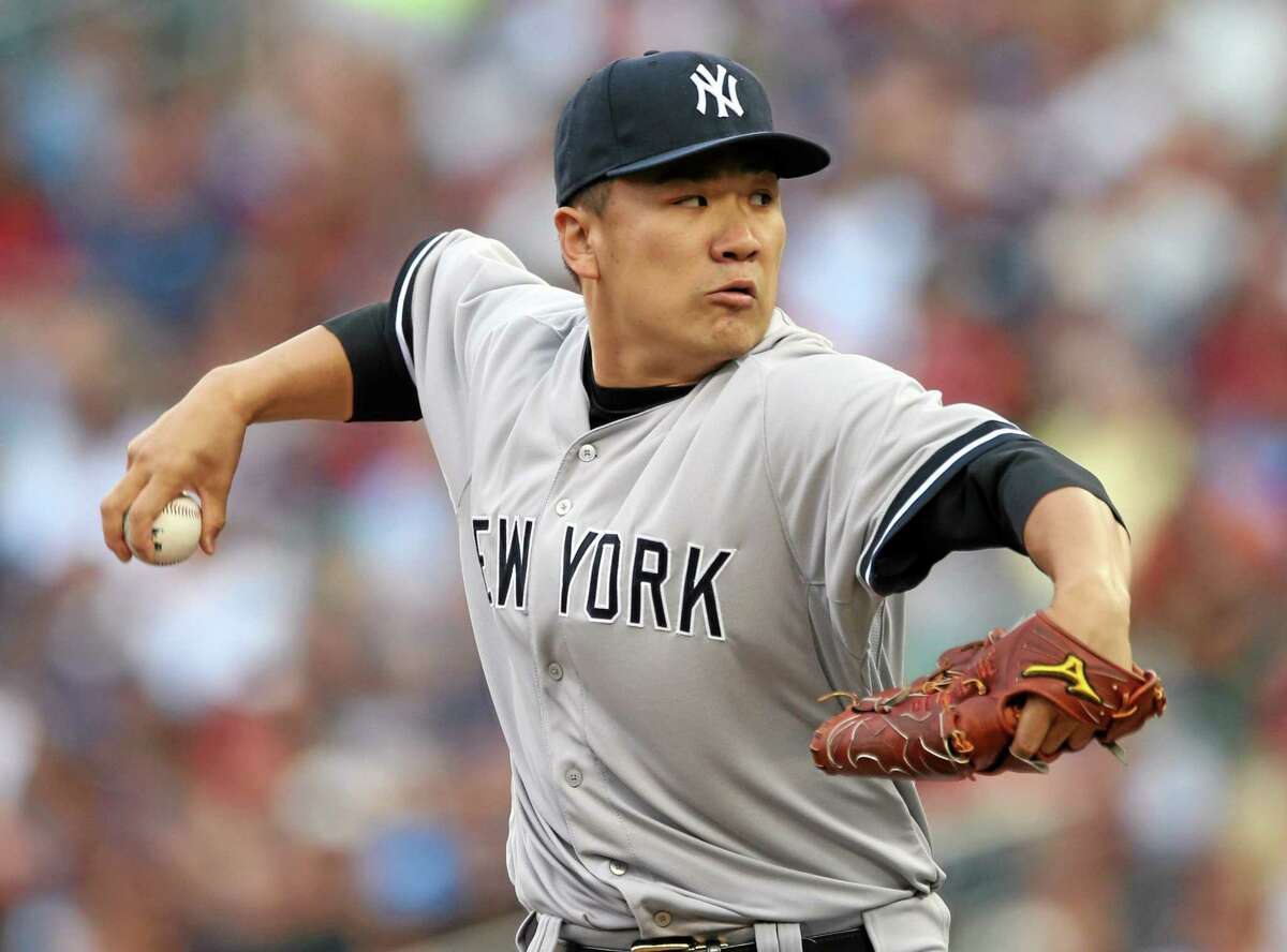 New York Yankees pitcher Masahiro Tanaka has a partially torn ligament in his right elbow.