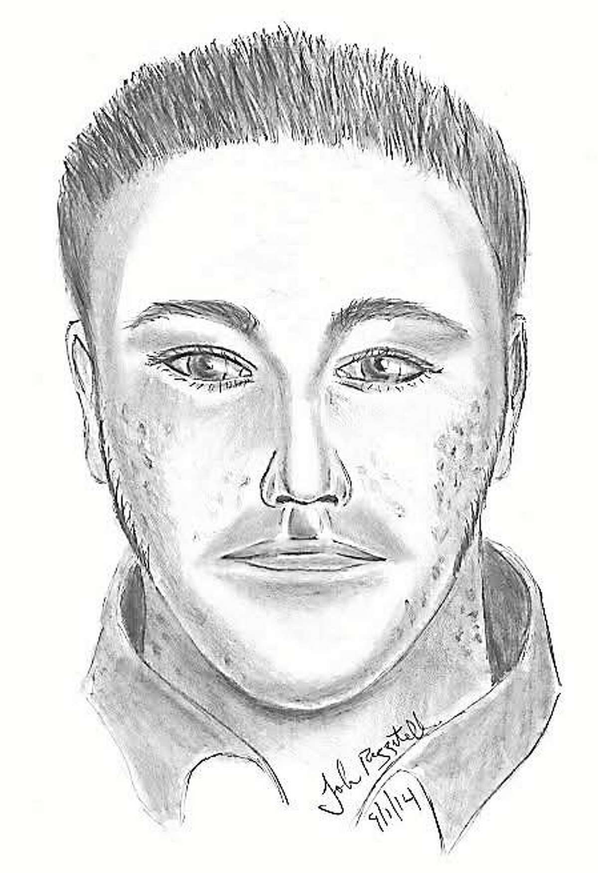 Photo sketch of the sexual assault suspect provided by the Fairfield Police Department.