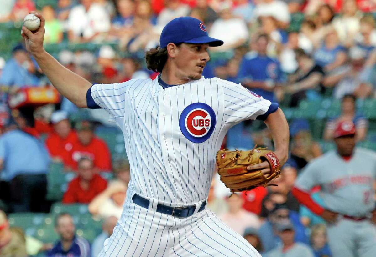 The Chicago Cubs traded starting pitcher Jeff Samardzija to the Oakland Athletics along with starter Jason Hammel for three top-line minor league prospects.