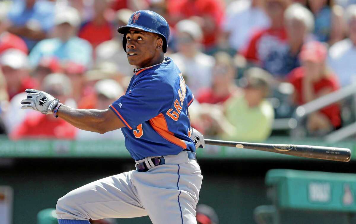Outfielder Curtis Granderson was the New York Mets’ big free agent acquisition in the offseason. Players’ union head Tony Clark is paying attention to the team’s payroll, which is over $100 million less than the other team in New York.