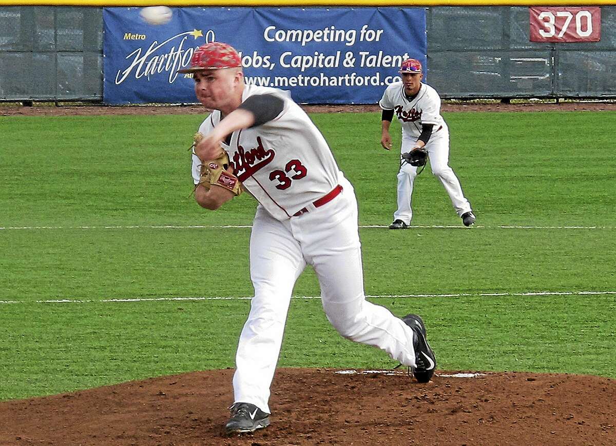 Former University of Hartford pitcher Sean Newcomb is the Register’s No. 1 minor league prospect with Connecticut ties for the 2014 season. Newcomb is in Class A in the Los Angeles Angels’ organization.