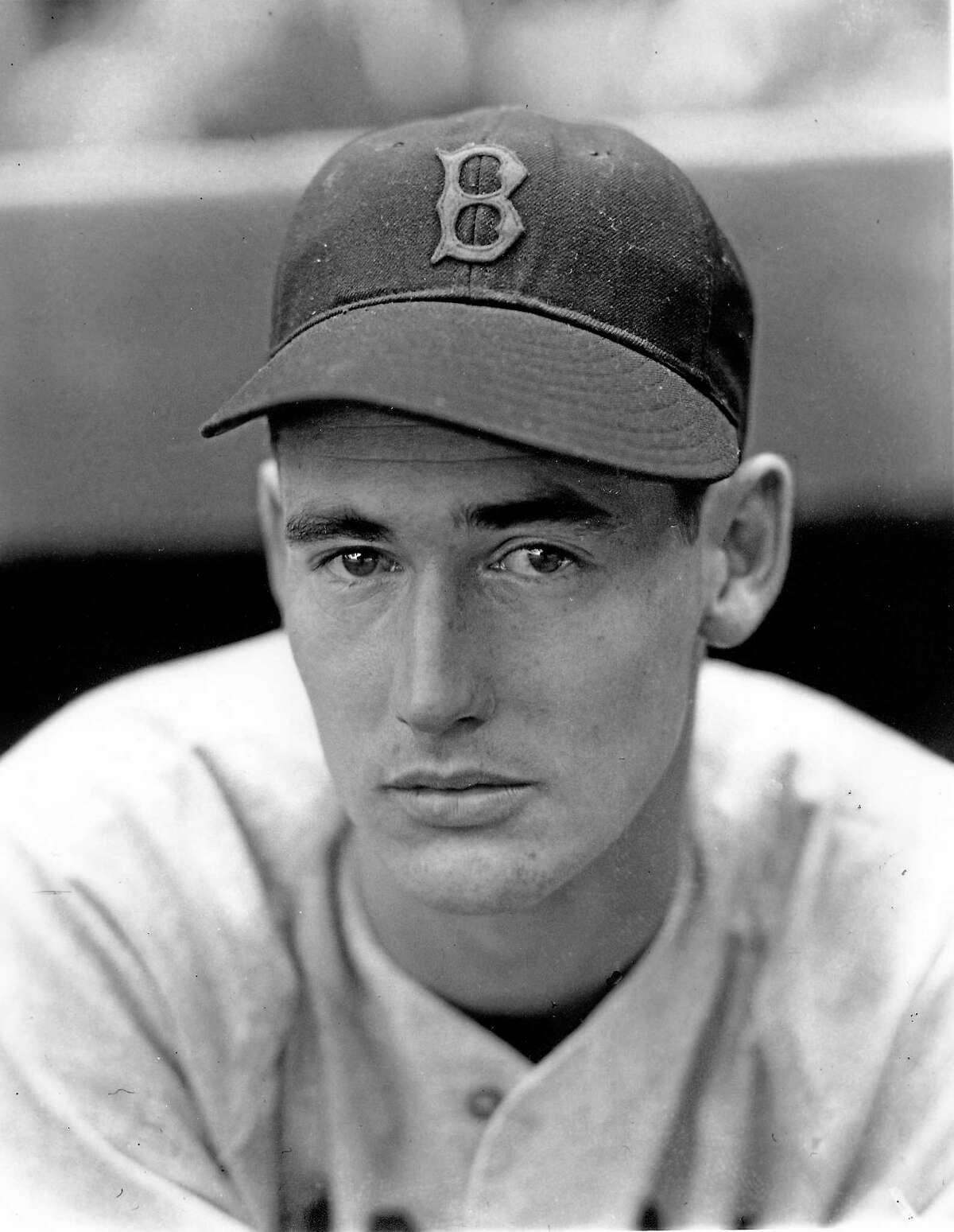 Boston Red Sox outfielder Ted Williams.