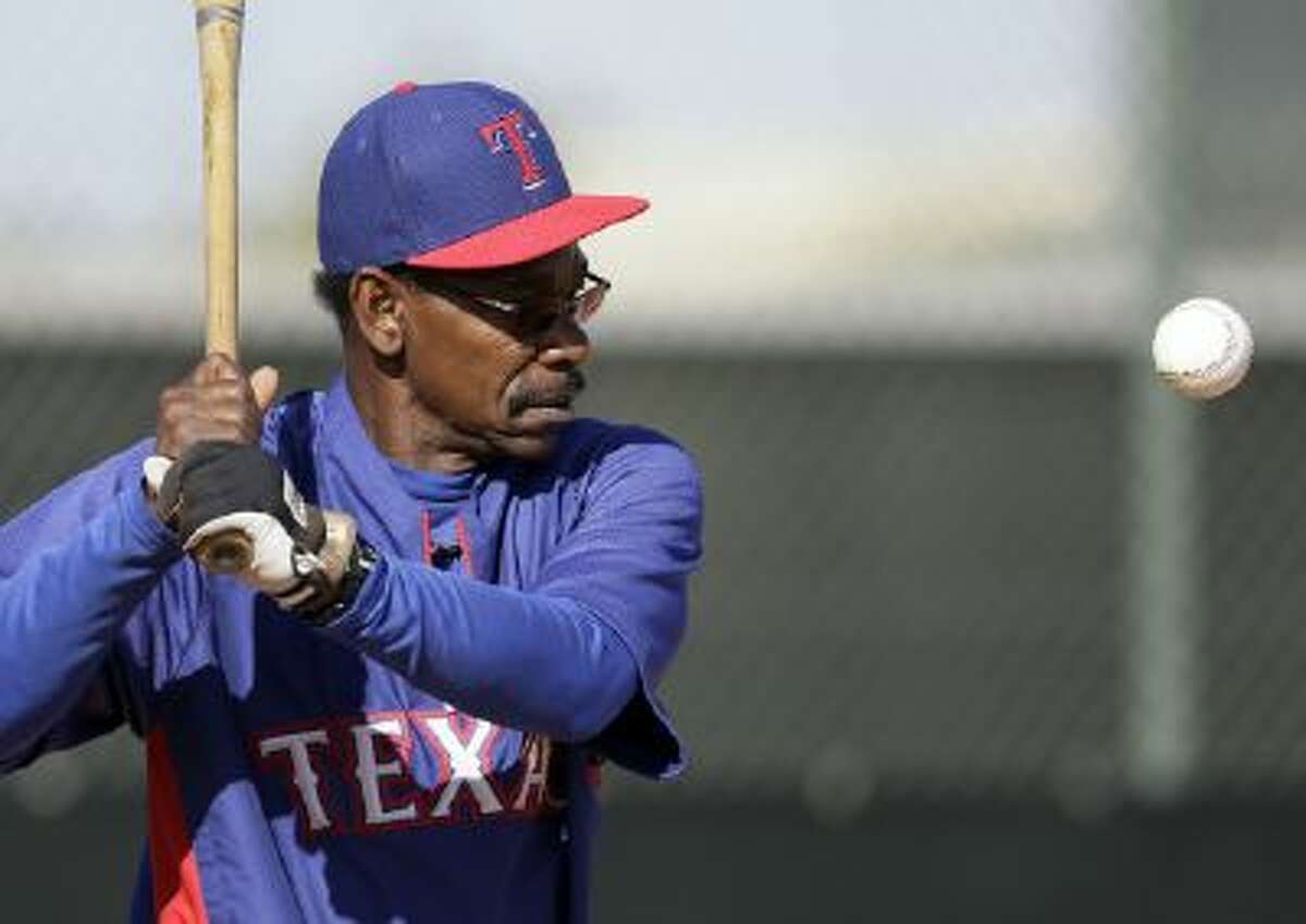 Russell Wilson may be at Rangers' spring training, but he won't hit