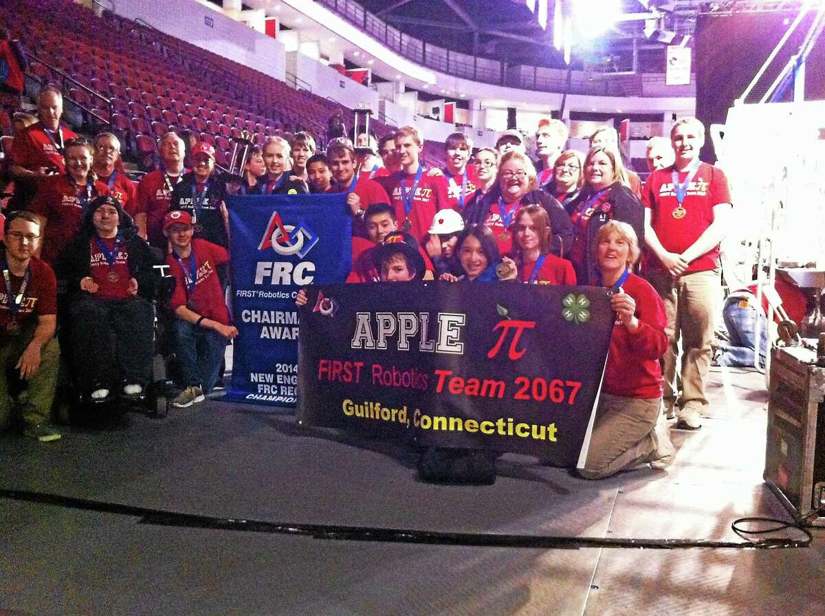 Members of the Apple Pi team in Boston, where it won the New England Championship recently.