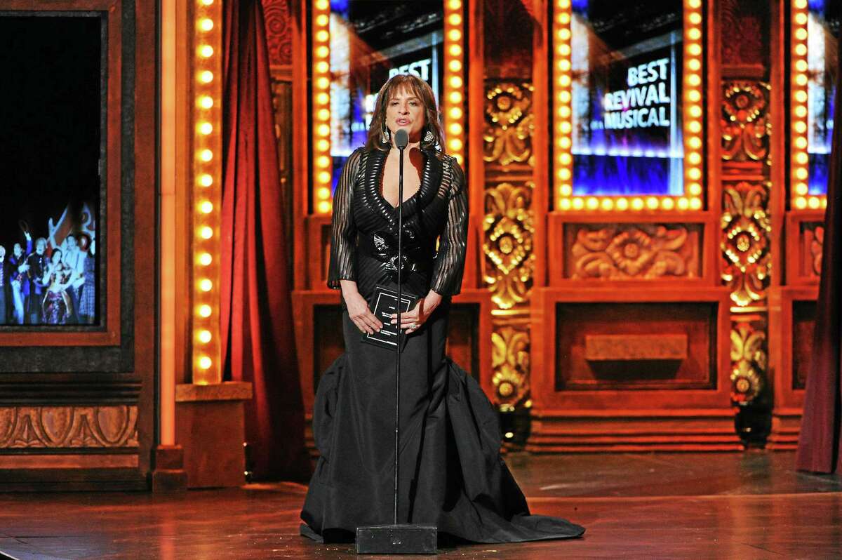 Patti Lupone presents the nominees for Best Revival of a Musical at the 67th annual Tony Awards, June 9, 2013, in New York.